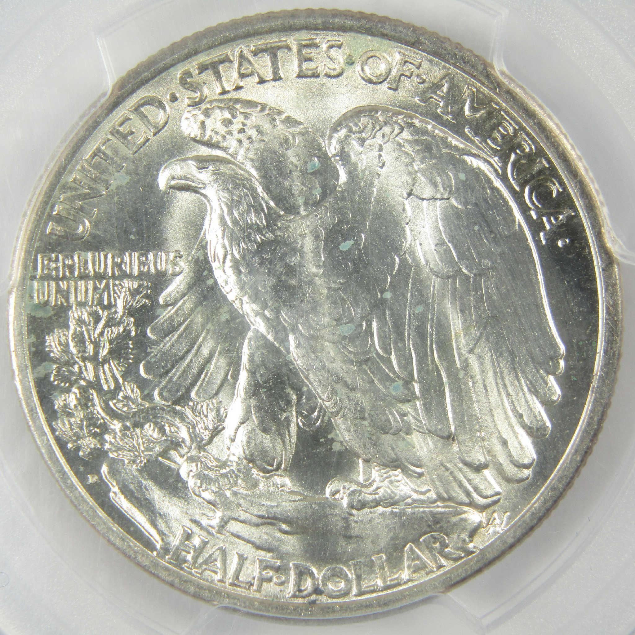 1934 D Liberty Walking Silver Half Dollar MS 64 PCGS Uncirculated