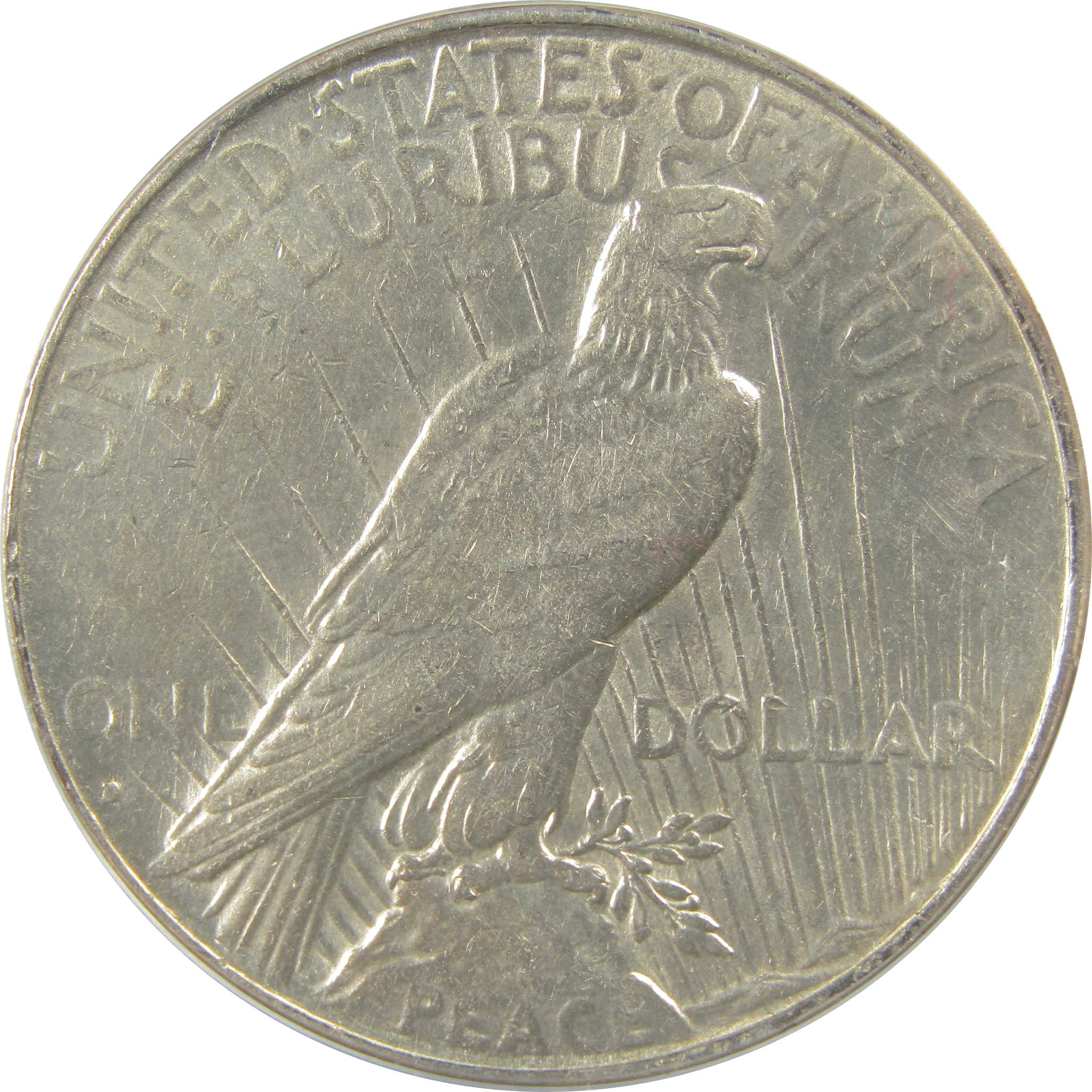 1934 D Peace Dollar AU 50 Details ANACS Silver $1 Coin SKU:I22373