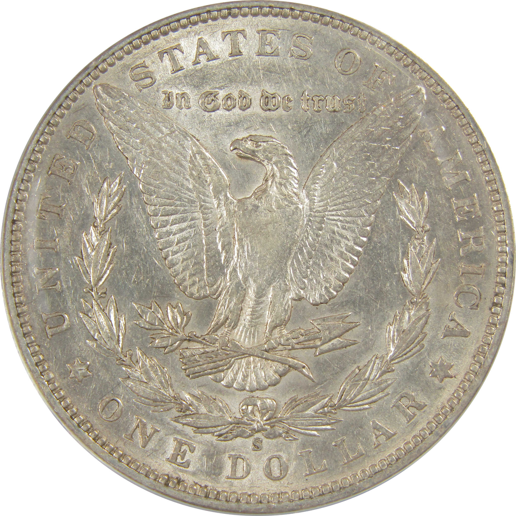 1899 S Morgan Dollar AU 55 ANACS Silver $1 Coin SKU:I20422 - Morgan coin - Morgan silver dollar - Morgan silver dollar for sale - Profile Coins & Collectibles