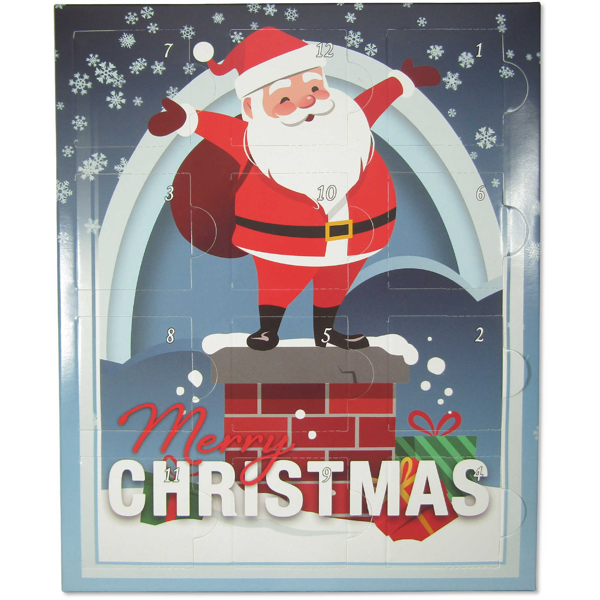 2025 Merry Christmas 12 Day Advent Calendar with 12 Collectible Coins