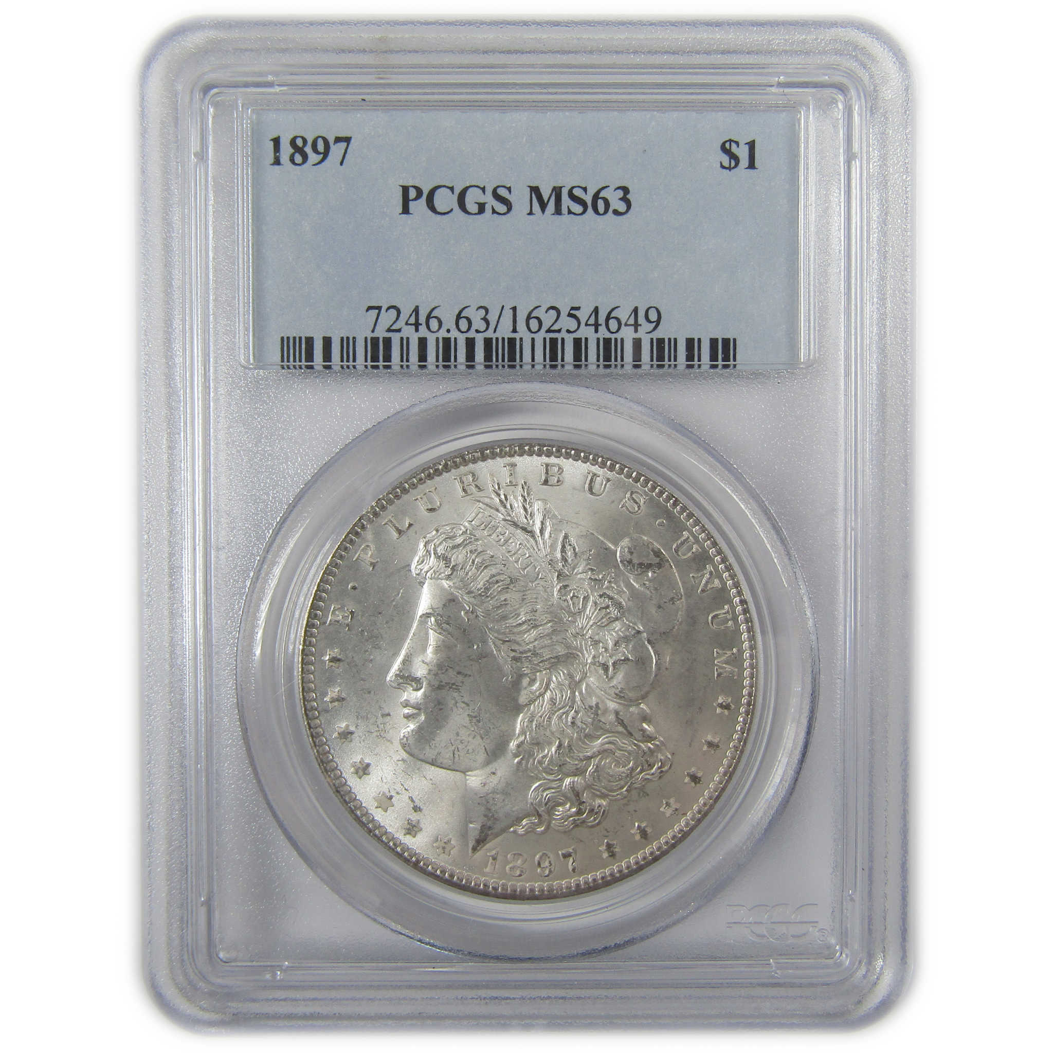 1897 Morgan Dollar MS 63 PCGS Silver Uncirculated $1 Coin SKU:I20029 - Morgan coin - Morgan silver dollar - Morgan silver dollar for sale - Profile Coins & Collectibles