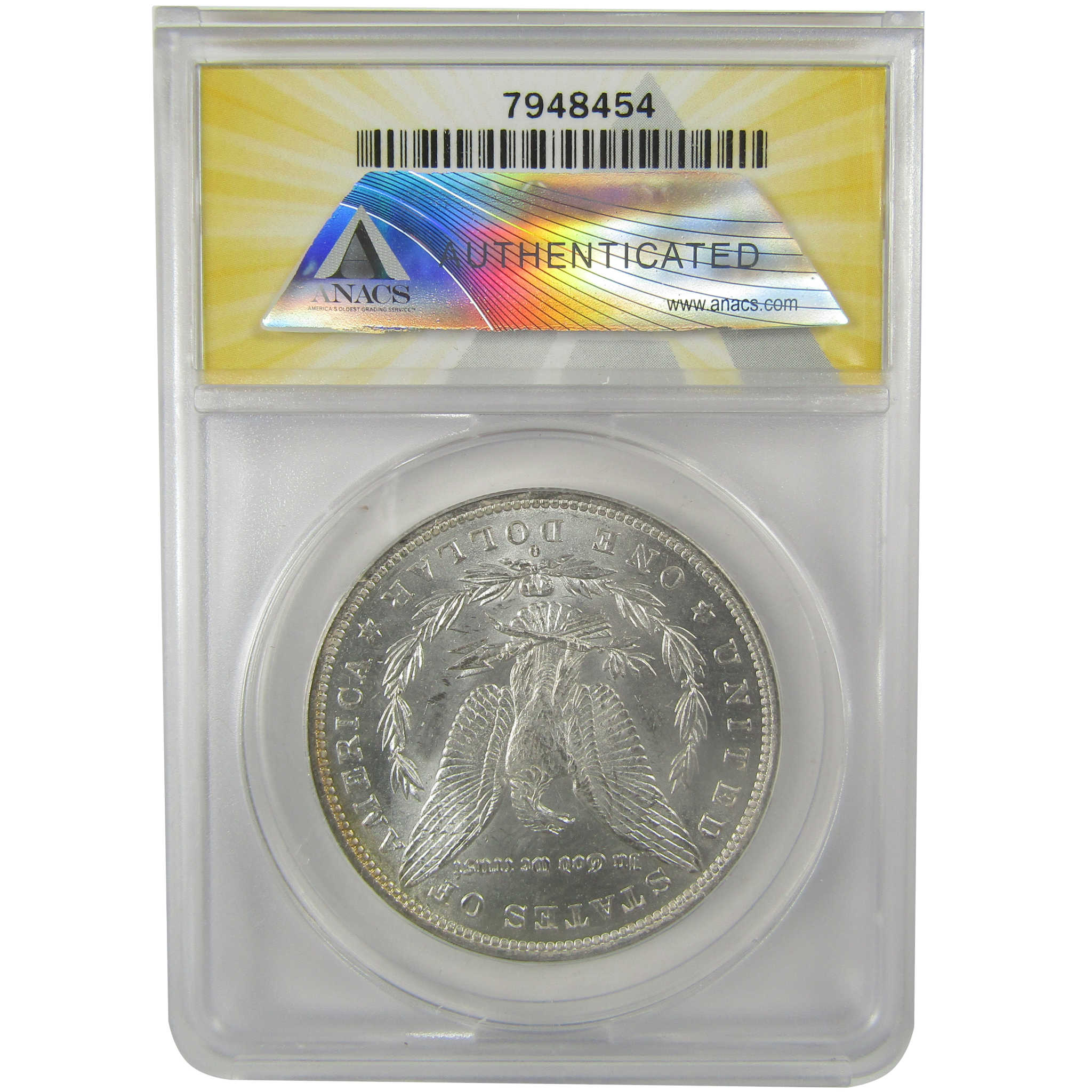 1882 O/S VAM-4 Recessed Top 100 Morgan Dollar MS 62 ANACS SKU:I21942 - Morgan coin - Morgan silver dollar - Morgan silver dollar for sale - Profile Coins & Collectibles