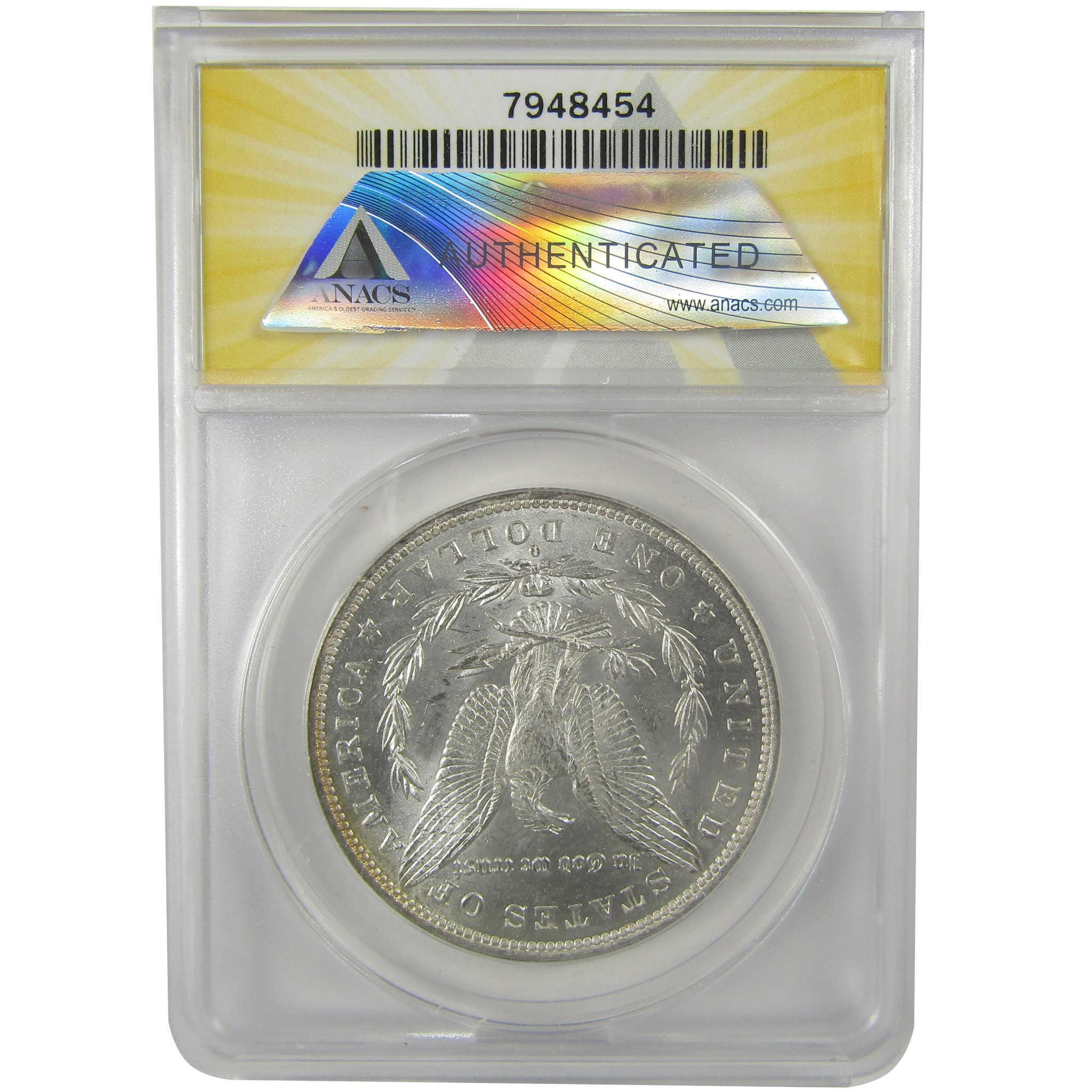 1882 O/S VAM-4 Recessed Top 100 Morgan Dollar MS 62 ANACS SKU:I21942 - Morgan coin - Morgan silver dollar - Morgan silver dollar for sale - Profile Coins & Collectibles