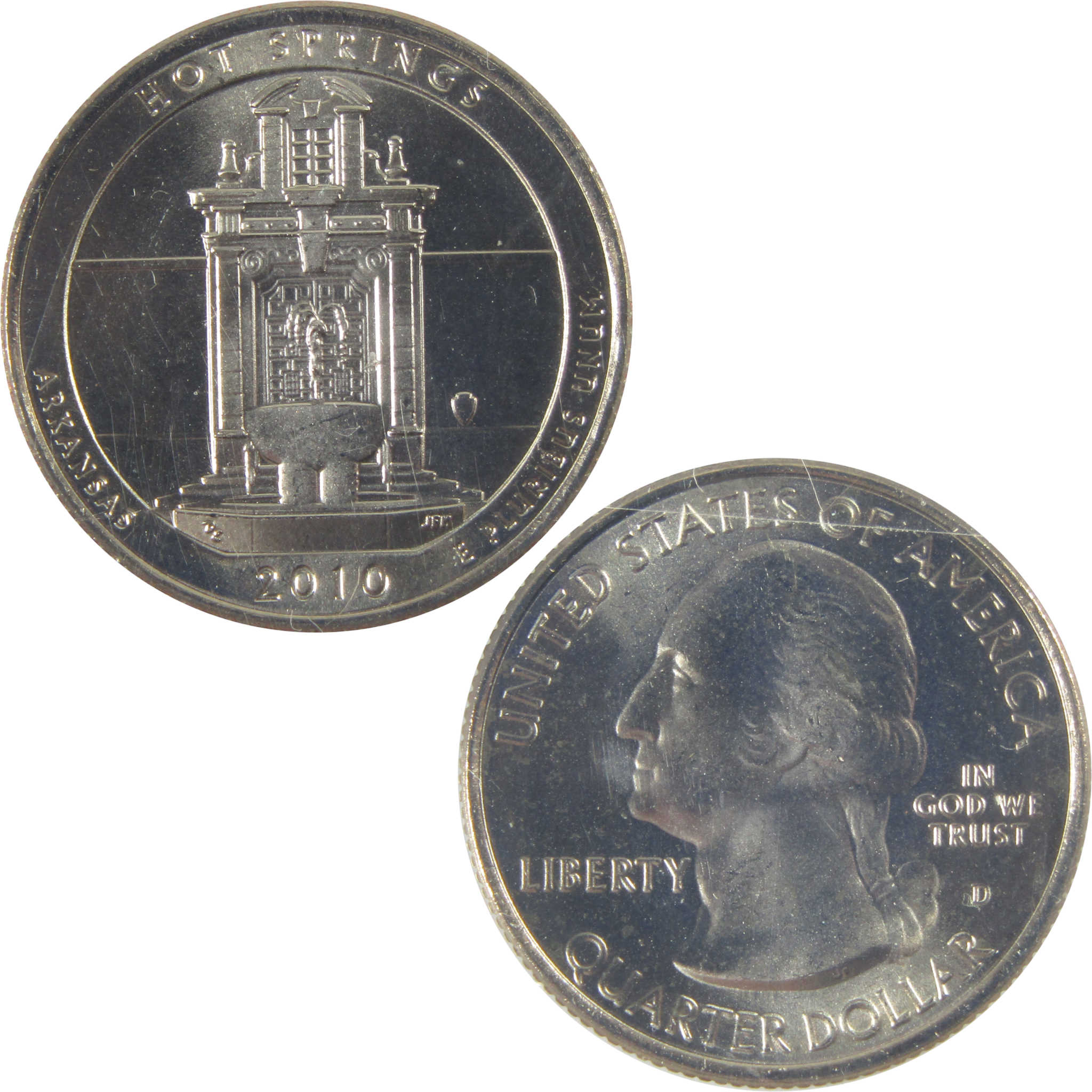 2010 Hot Springs America the Beautiful Quarters 3-Coin Set SKU:CPC9010