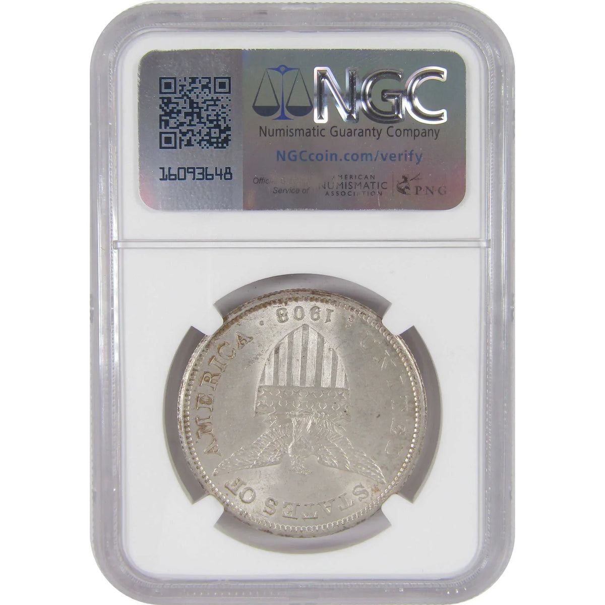 1908 S U.S. Philippines Peso MS 62 NGC Silver Uncirculated SKU:CPC9806