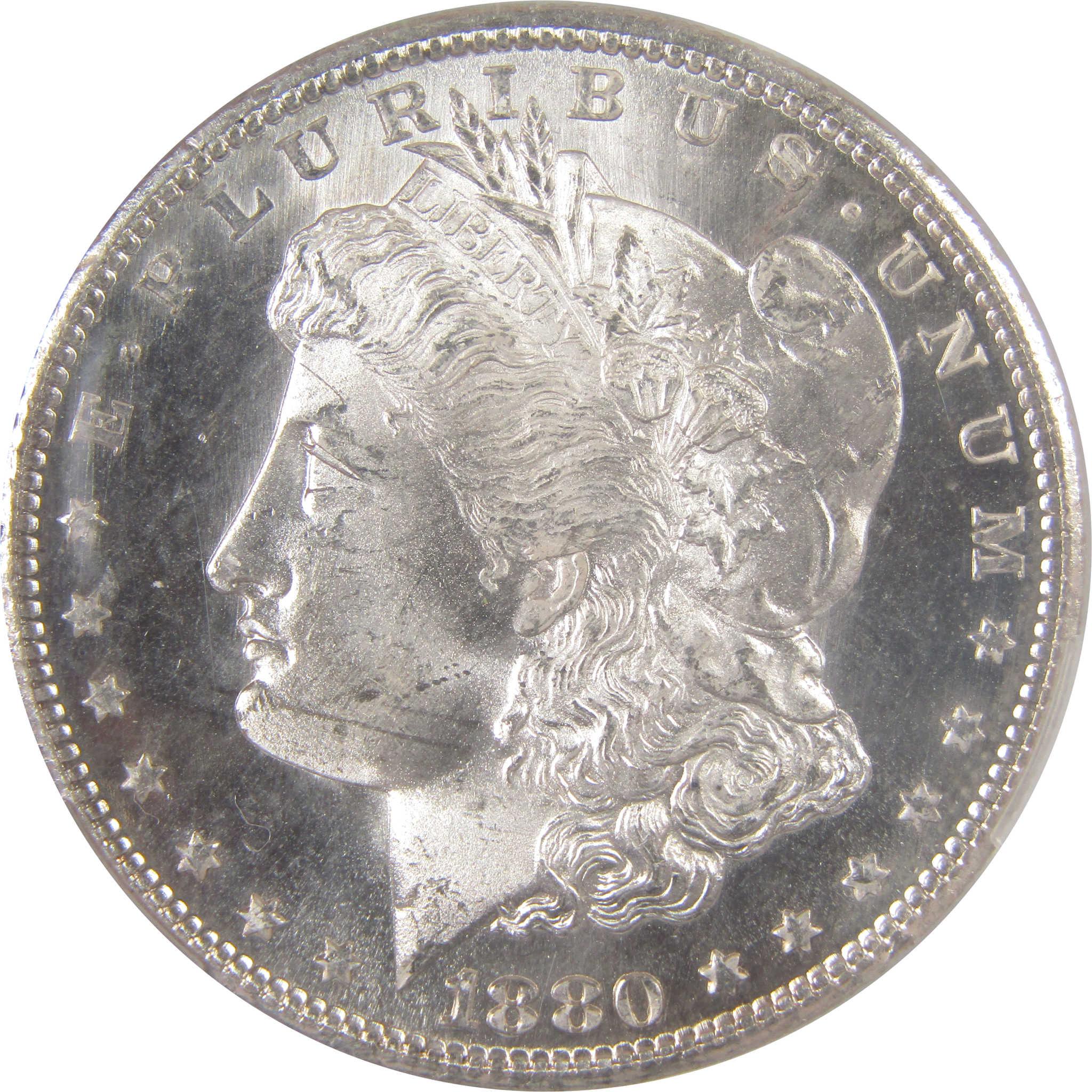 1880 S Morgan Dollar MS 64 PL CAC Silver Proof-Like $1 Coin SKU:I17408 - Morgan coin - Morgan silver dollar - Morgan silver dollar for sale - Profile Coins & Collectibles