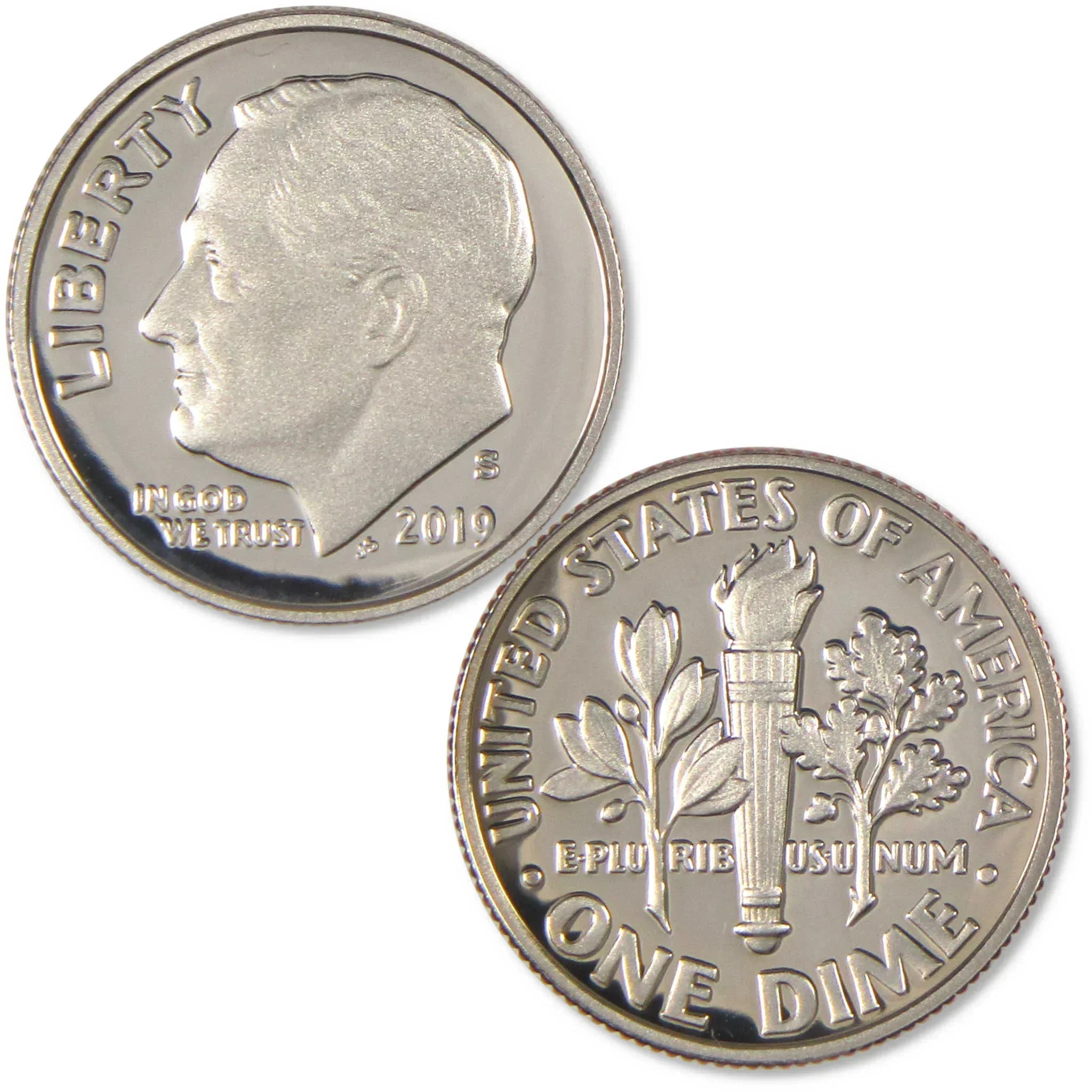 2019 S Roosevelt Dime Choice Proof Clad 10c Coin