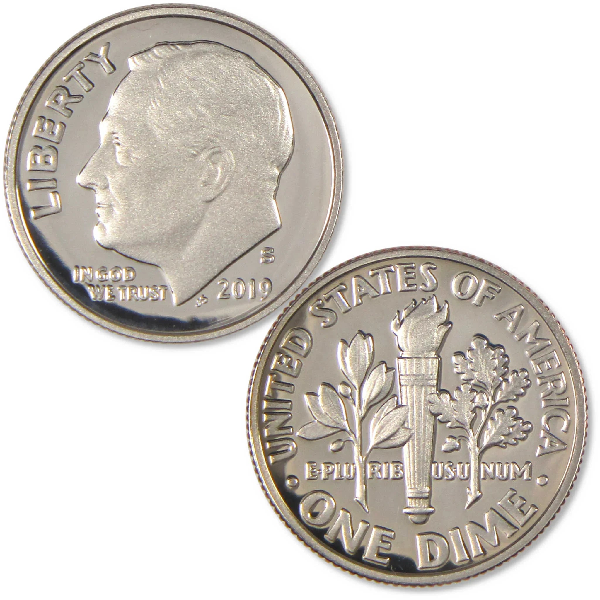 2019 S Roosevelt Dime Choice Proof Clad 10c Coin