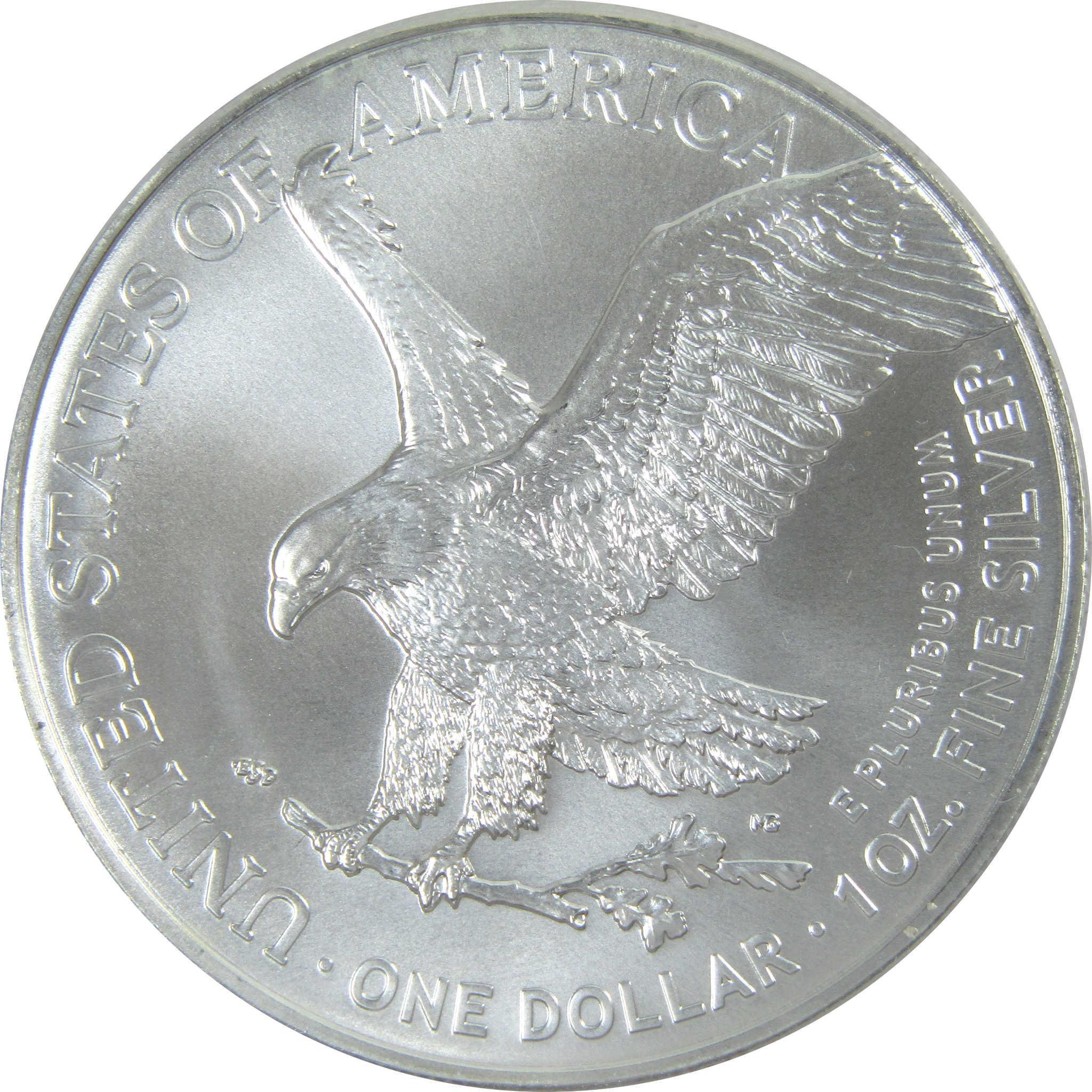 2021 (S) Type 2 American Silver Eagle MS 69 PCGS First Strike