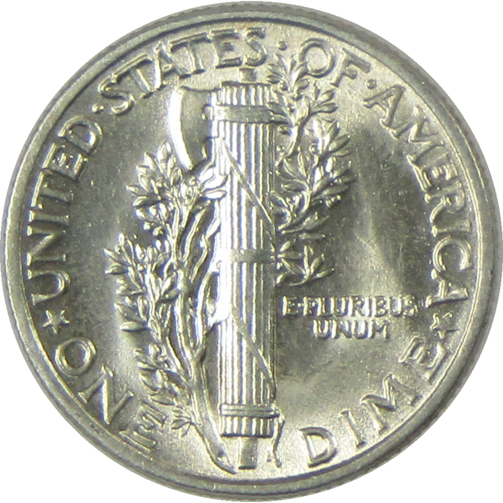 1944 Mercury Silver Dime AU About Uncirculated 10c Coin SKU:CP349