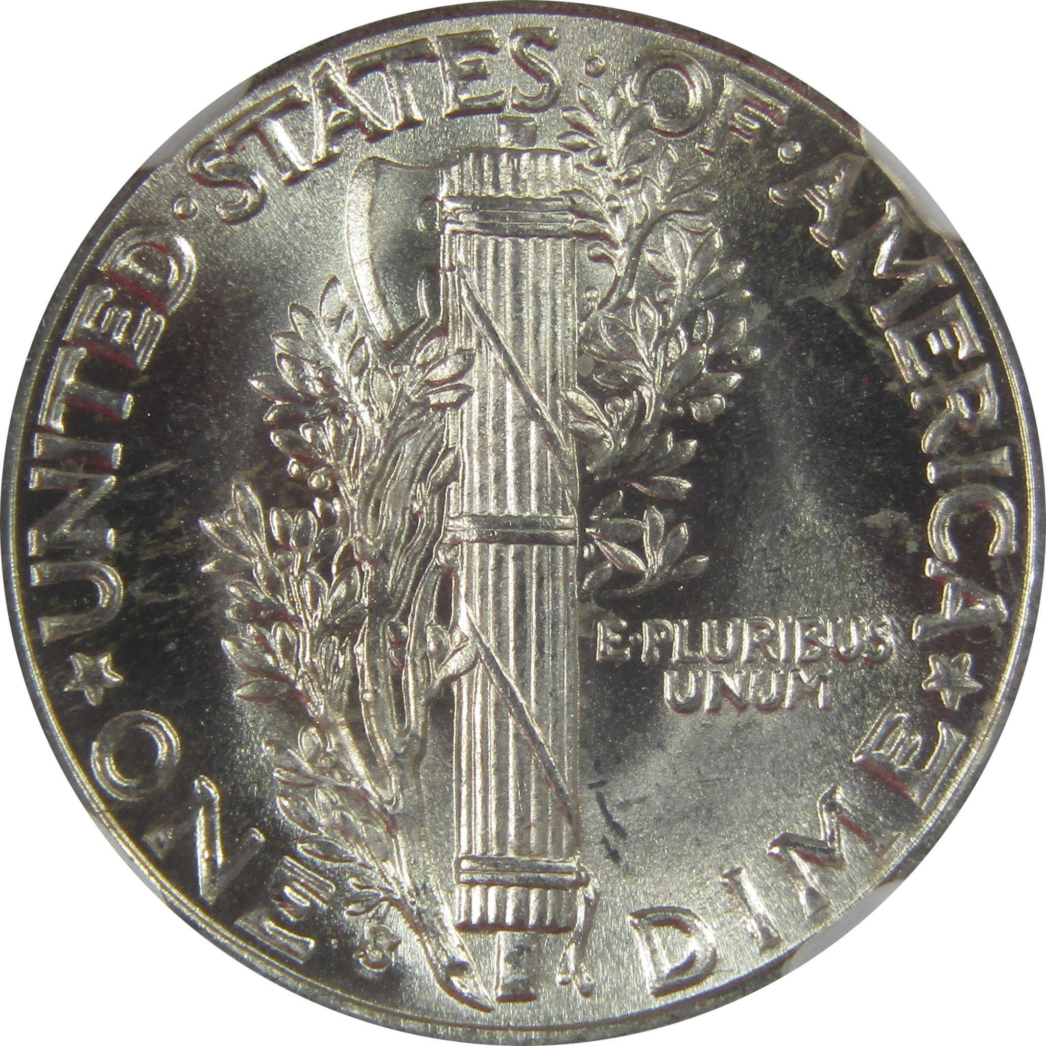 1937 S Mercury Dime MS 65 FB NGC Silver Uncirculated SKU:I23216