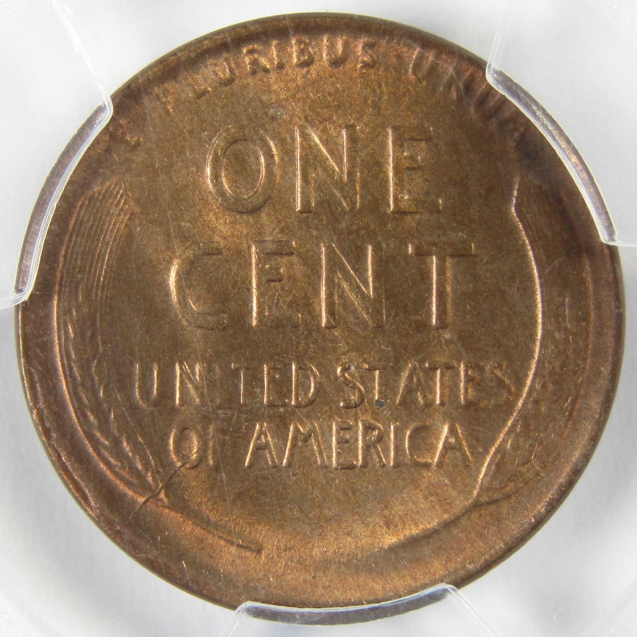 1922 D Lincoln Wheat Cent MS 64 RB PCGS Uncirculated Penny 1c Coin