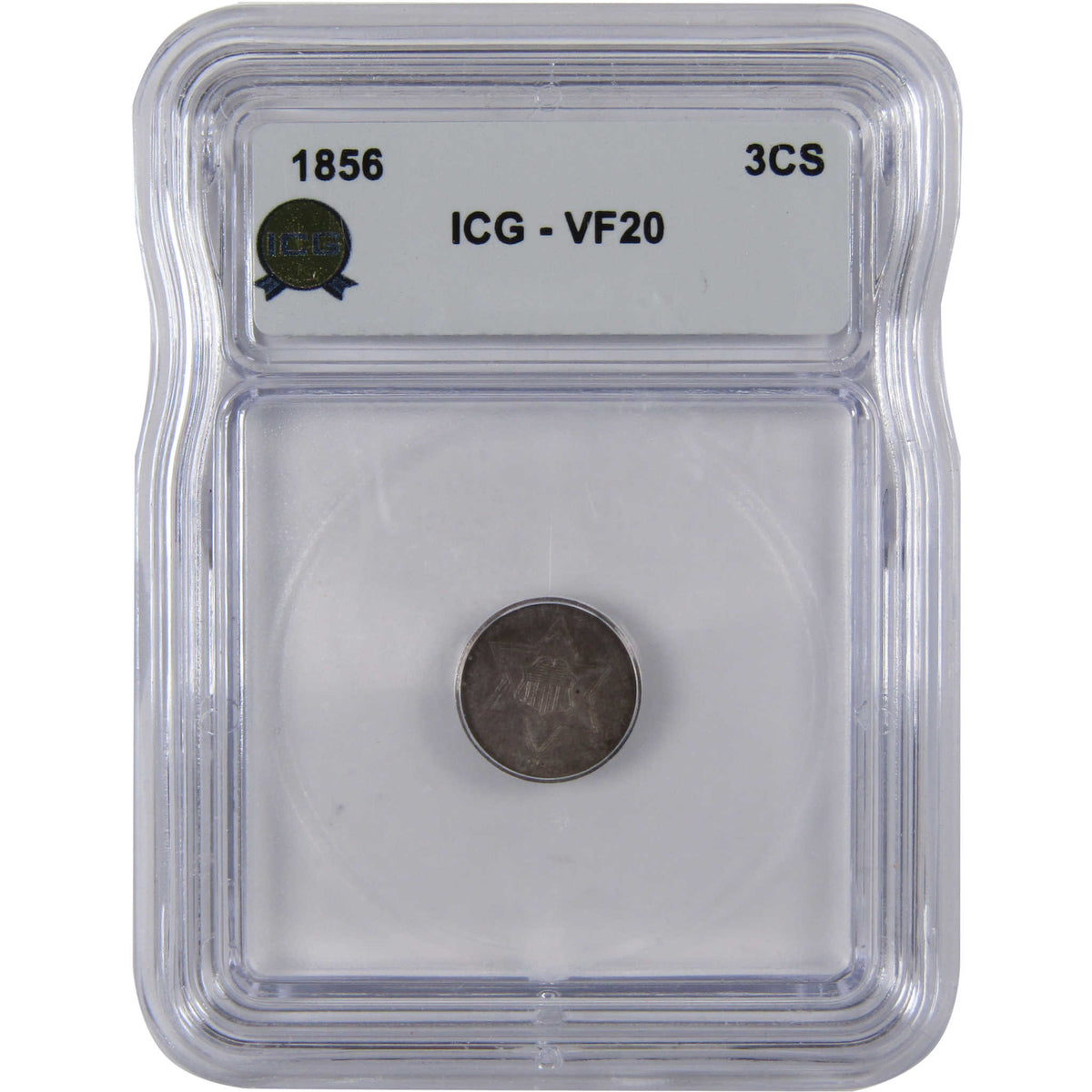 1856 Silver Three Cent Piece VF 20 ICG Trime 3c Coin SKU:I29144