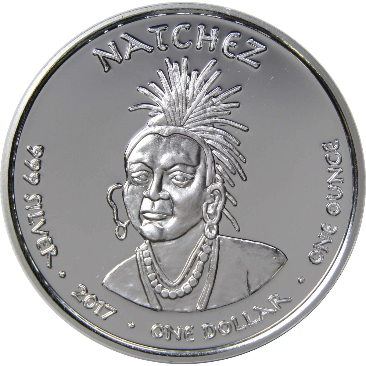 2017 Native American Jamul Natchez Black Bear 1 oz Silver Proof