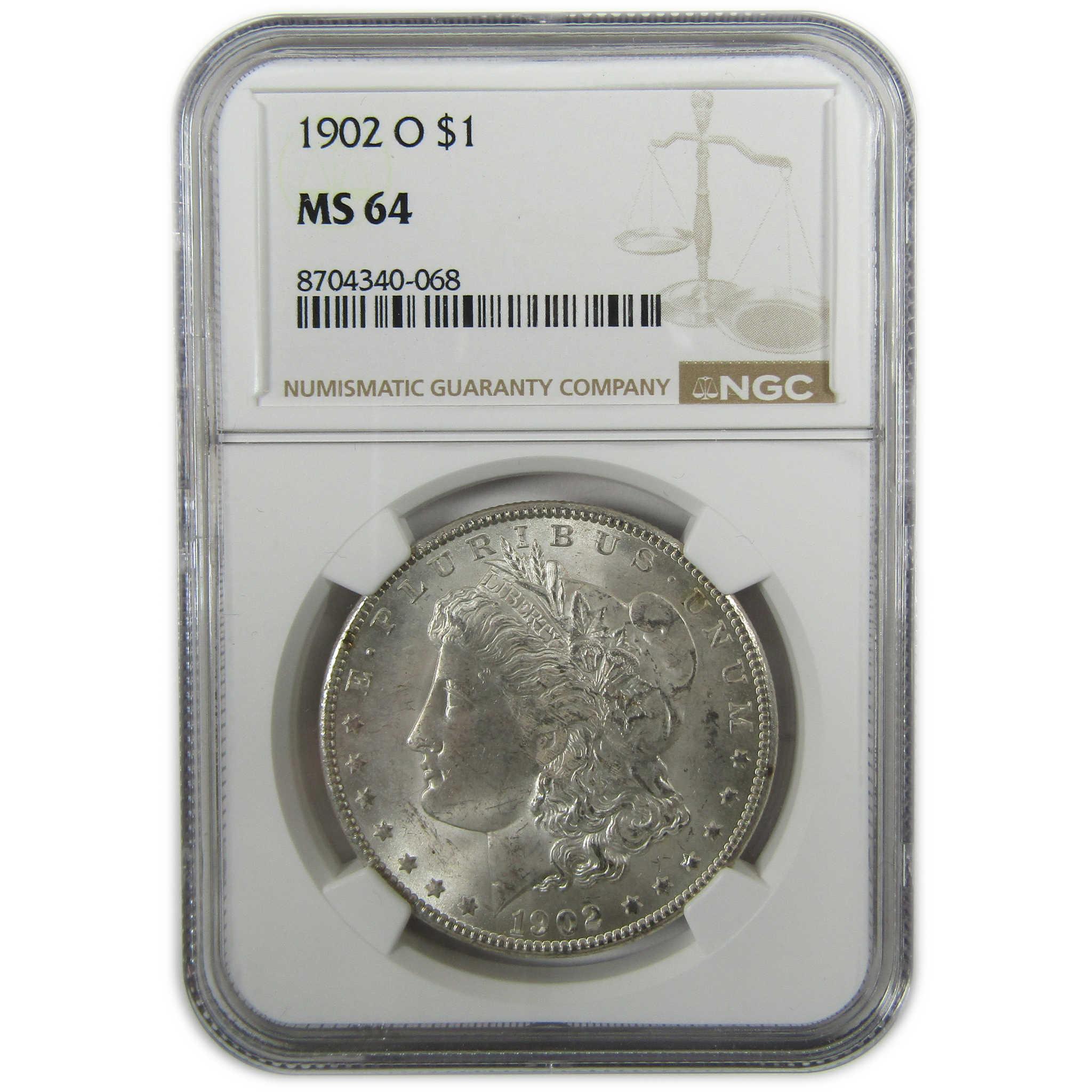 1902 O Morgan Silver Dollar MS 64 NGC Uncirculated $1 Coin SKU:I27534 - Morgan coin - Morgan silver dollar - Morgan silver dollar for sale - Profile Coins & Collectibles