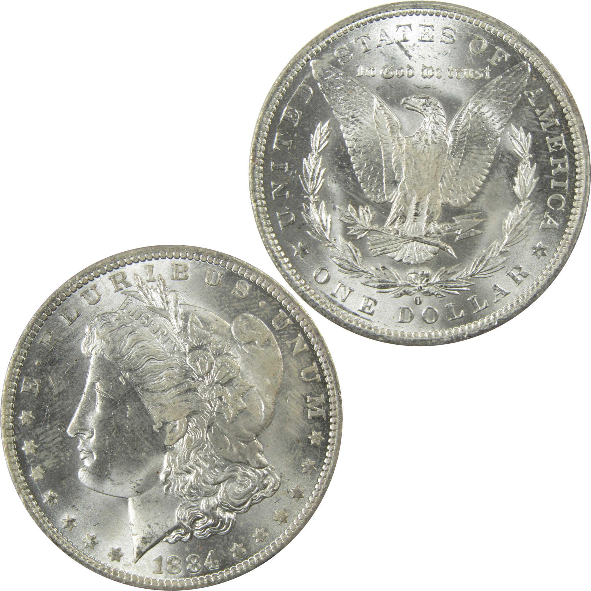 1884 O Morgan Silver Dollar Uncirculated Mint State $1 Coin SKU:I24535 - Morgan coin - Morgan silver dollar - Morgan silver dollar for sale - Profile Coins & Collectibles