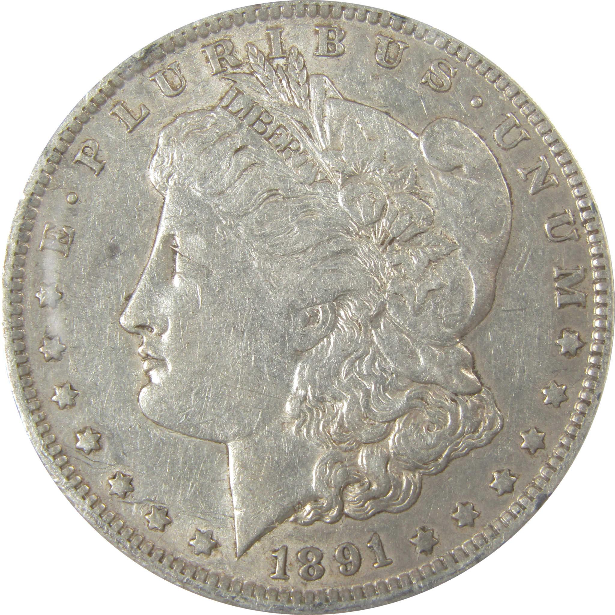 1891 O Morgan Silver Dollar EF 45 ANACS $1 Coin SKU:I24476 - Morgan coin - Morgan silver dollar - Morgan silver dollar for sale - Profile Coins & Collectibles