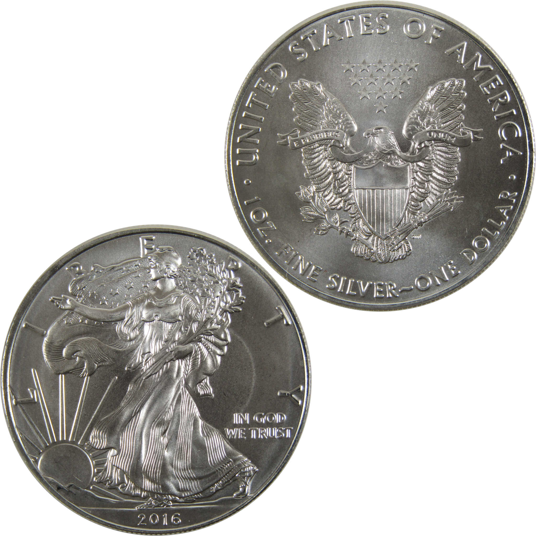 2016 American Eagle BU Uncirculated 1 oz .999 Silver Bullion $1 Coin