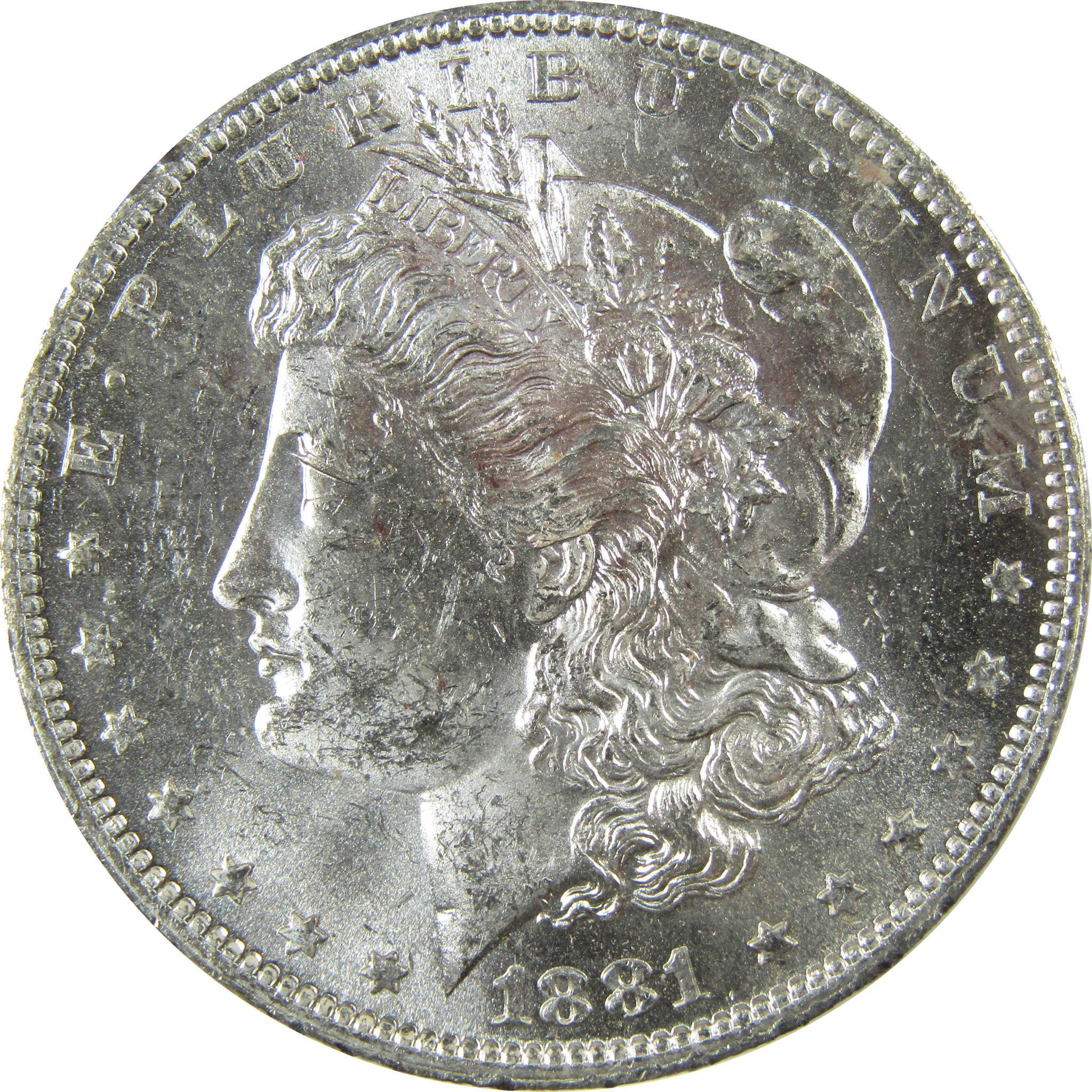 1881 O Morgan Silver Dollar Uncirculated Mint State $1 Coin SKU:I27679 - Morgan coin - Morgan silver dollar - Morgan silver dollar for sale - Profile Coins & Collectibles