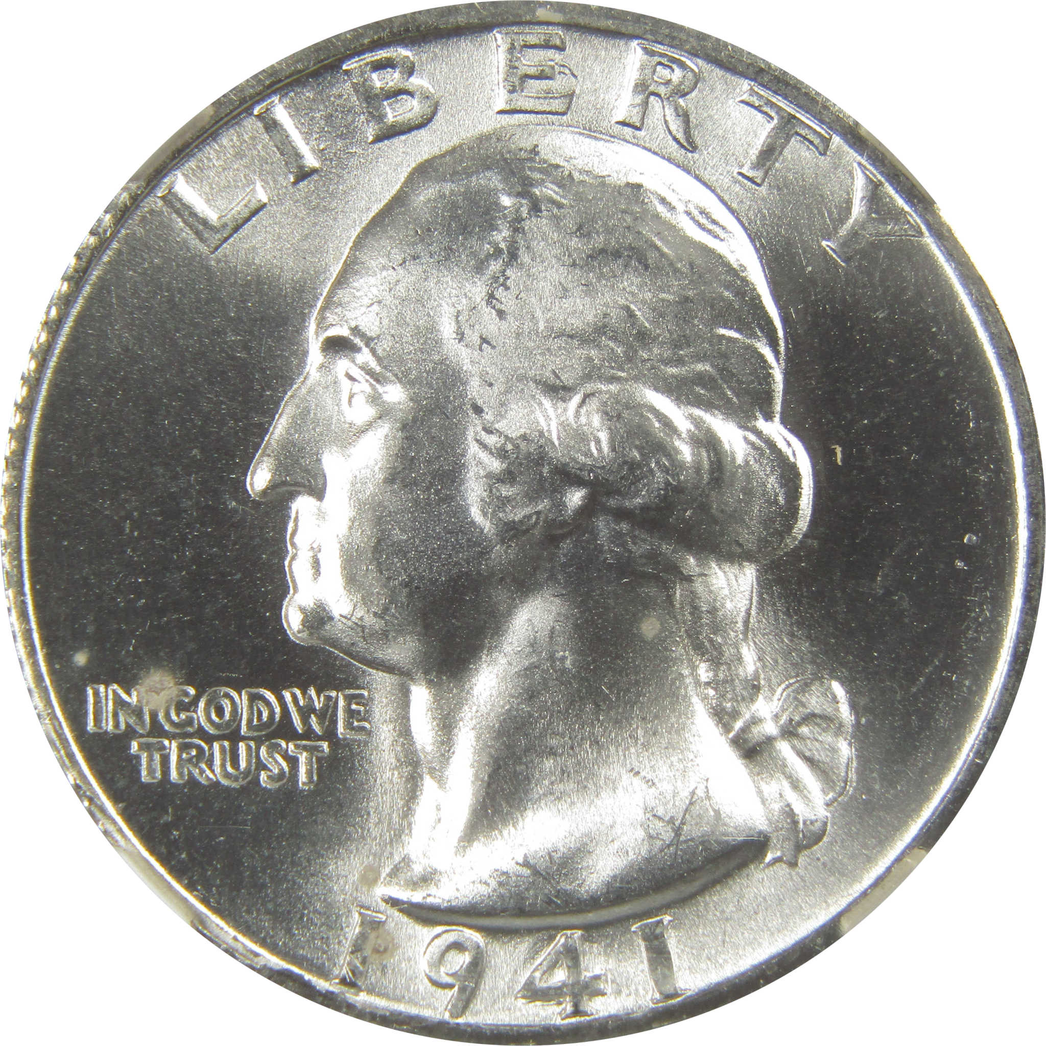 1941 S Washington Quarter MS 65 NGC Silver Bag Fragment SKU:I20612