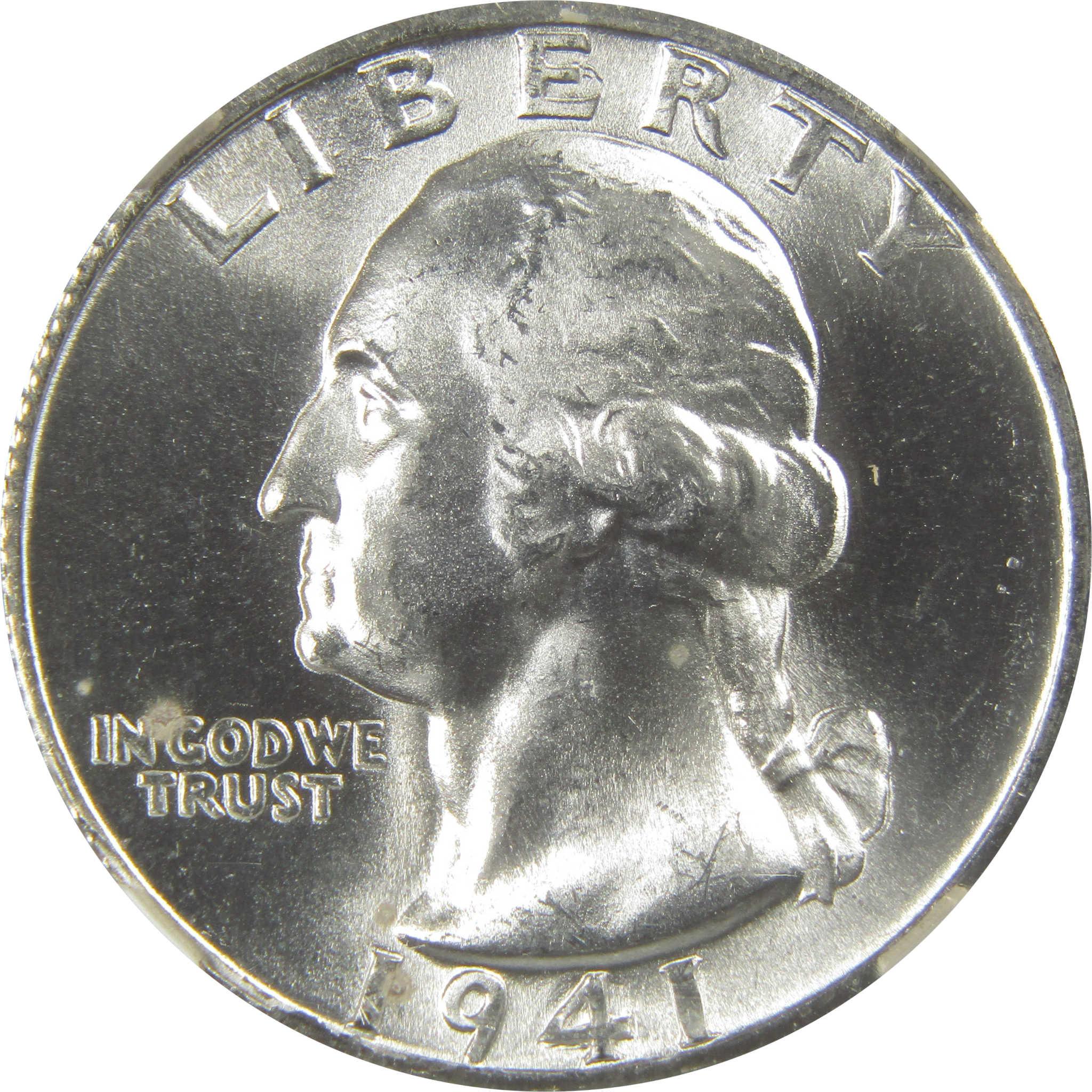 1941 S Washington Quarter MS 65 NGC Silver Bag Fragment SKU:I20612