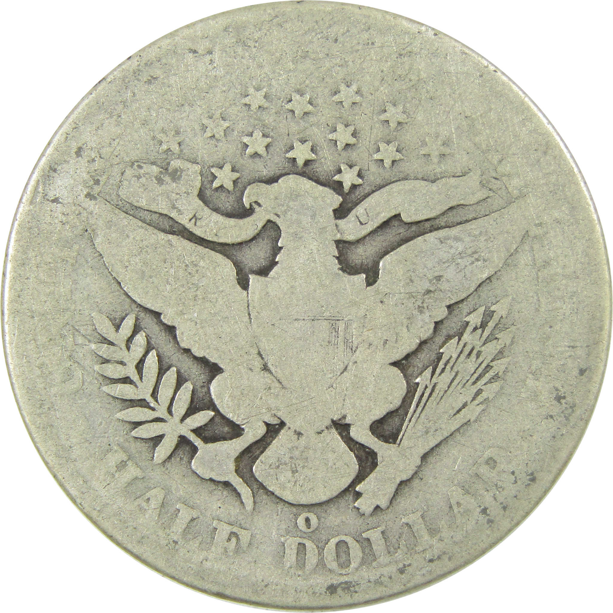 1892 O Barber Silver Half Dollar AG About Good 50c Coin SKU:I24632