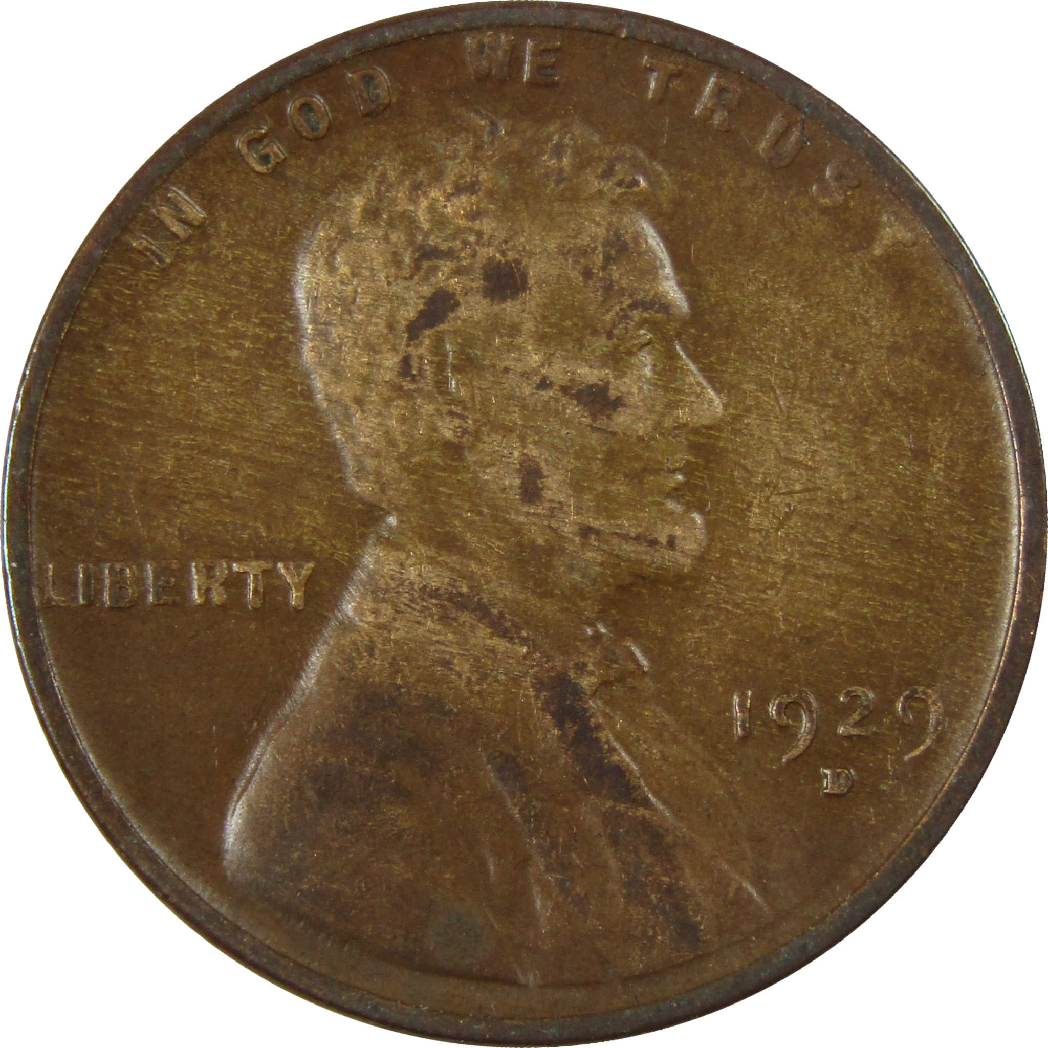 1929 D Lincoln Wheat Cent VG Very Good Penny 1c Coin SKU:I27200