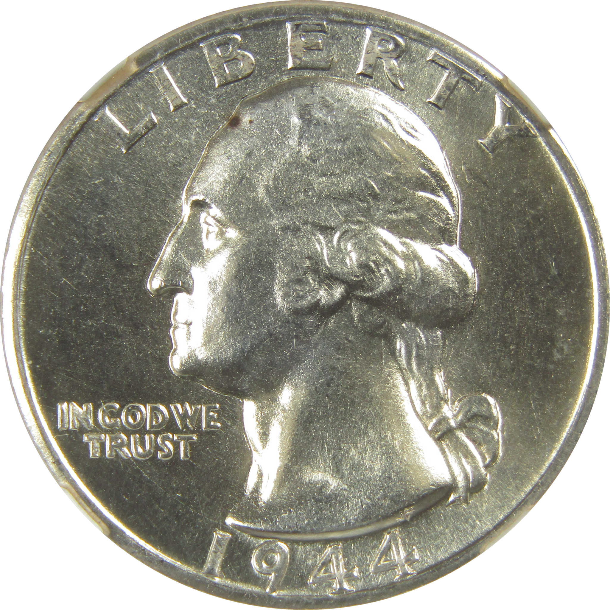 1944 D Washington Quarter MS 66 NGC Silver Bag Fragment SKU:I20499