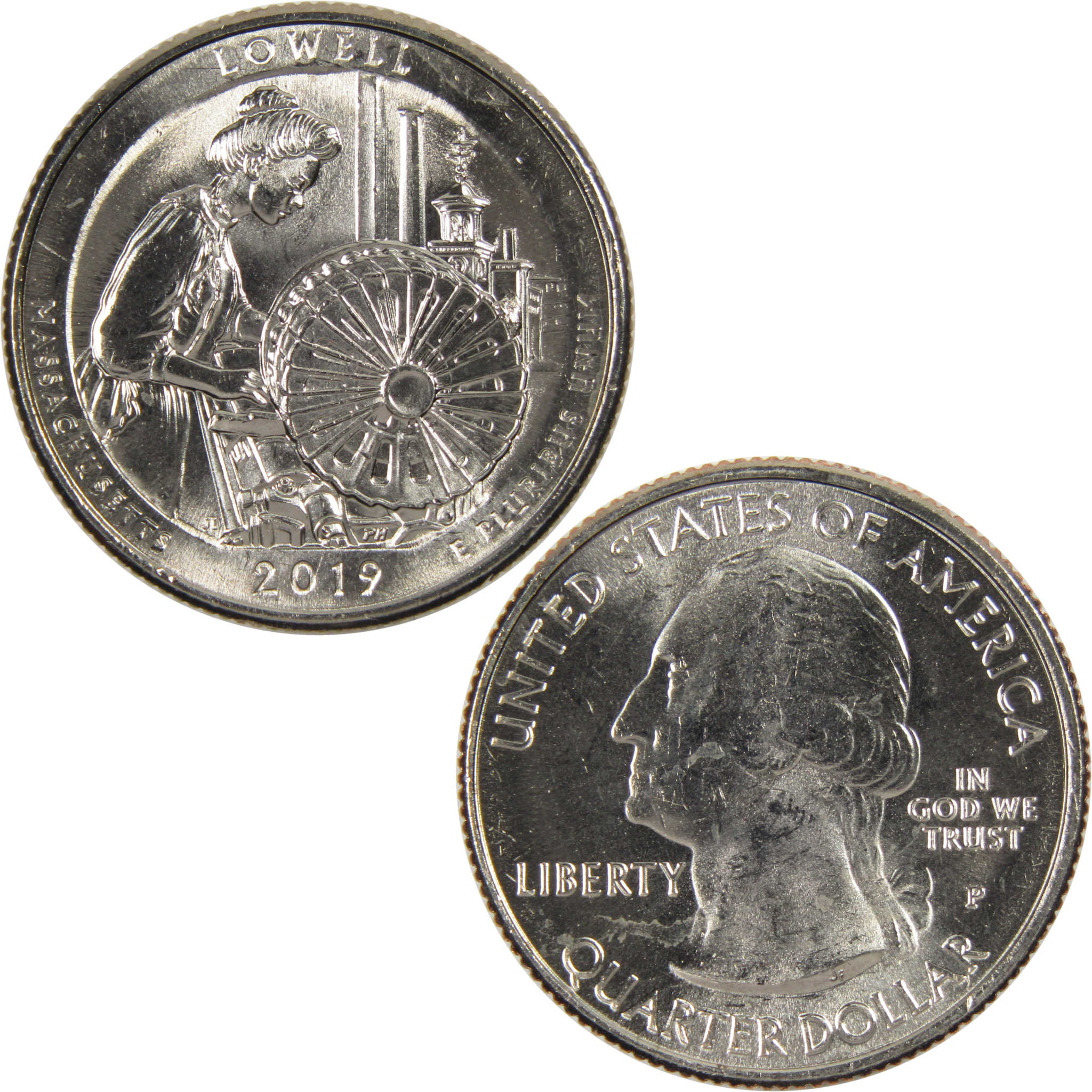 2019 P Lowell NHP National Park Quarter BU Uncirculated Clad 25c Coin