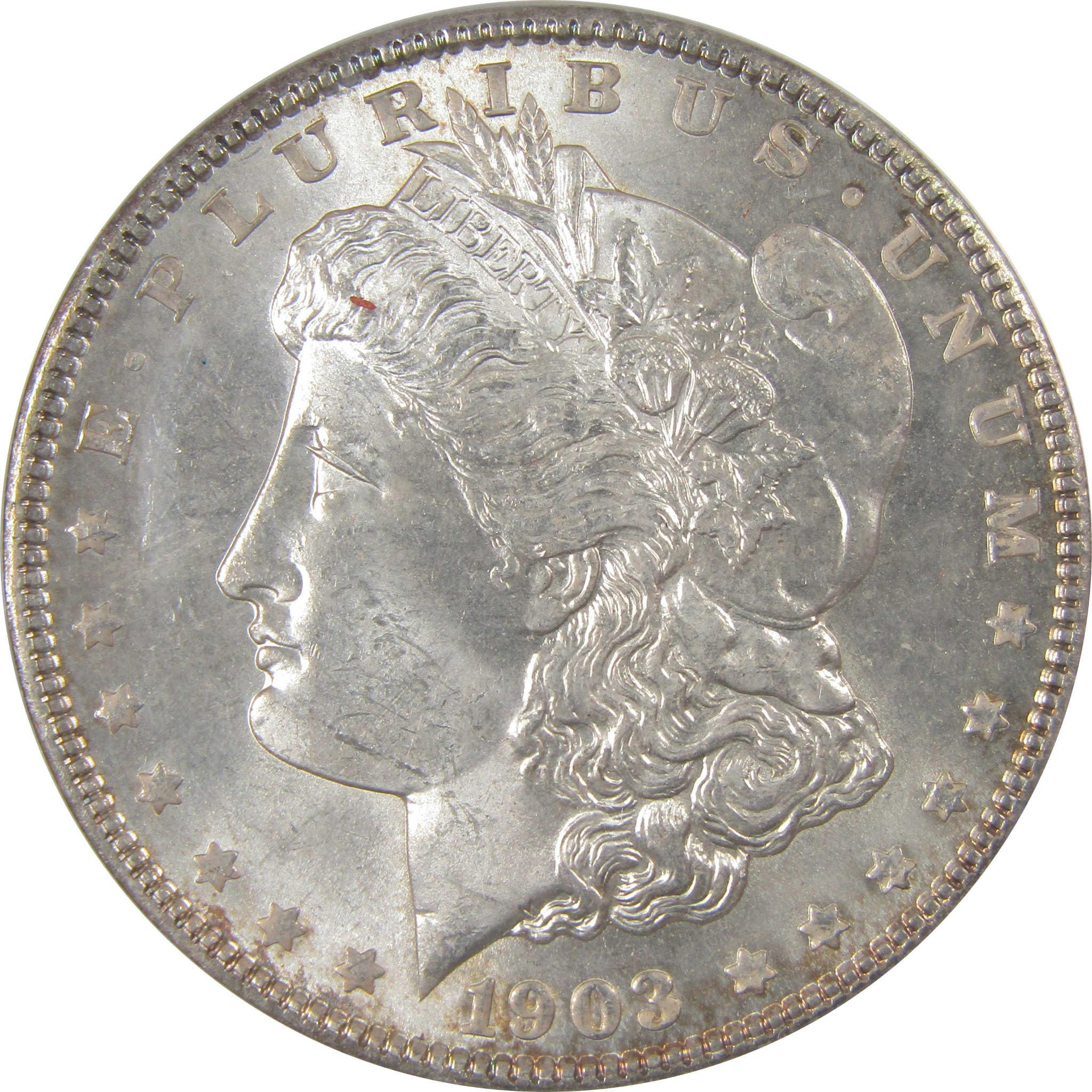 1903 Morgan Silver Dollar MS 63 ANACS Uncirculated $1 Coin SKU:I24991 - Morgan coin - Morgan silver dollar - Morgan silver dollar for sale - Profile Coins & Collectibles