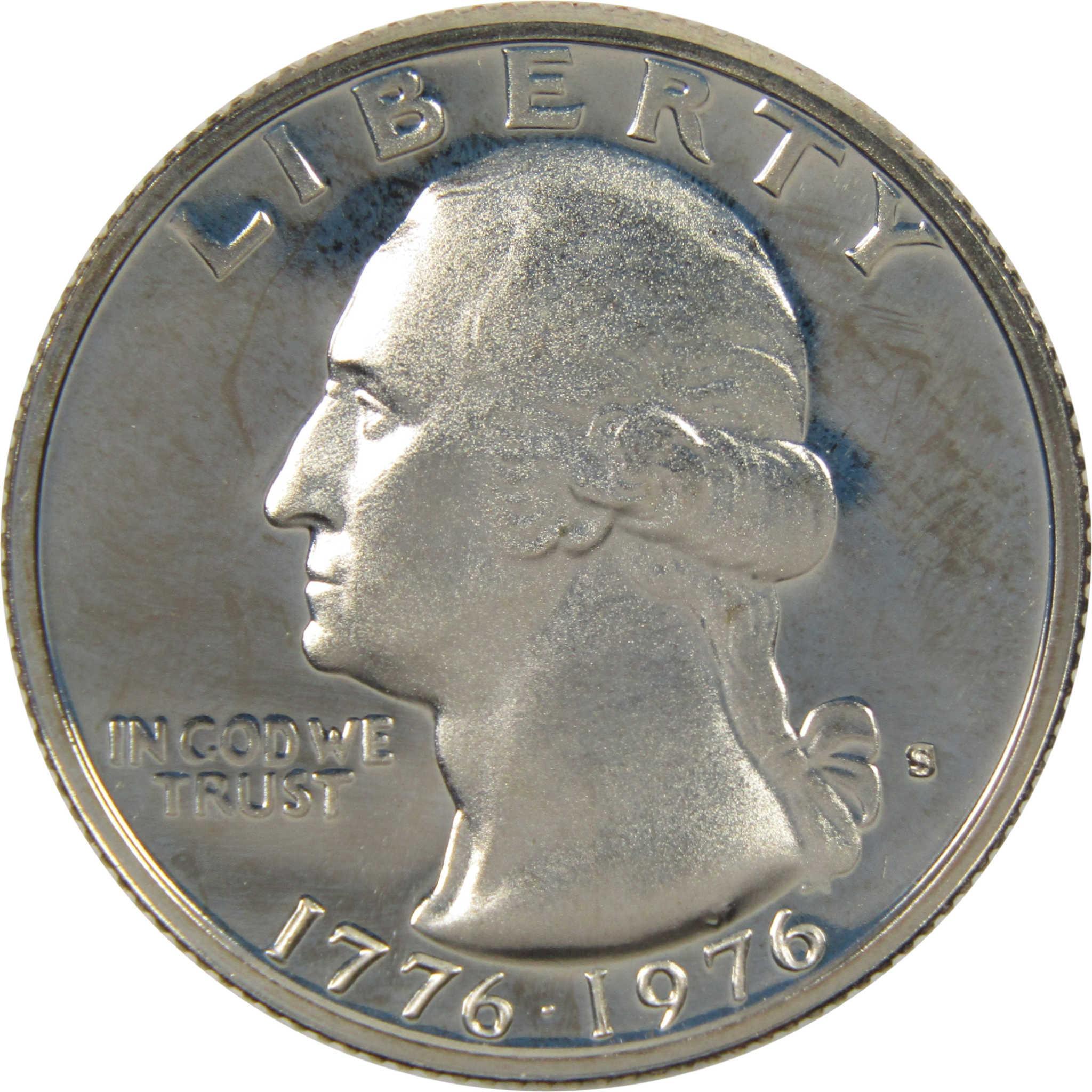 1976 S Washington Bicentennial Quarter Clad Proof 25c Coin Collectible