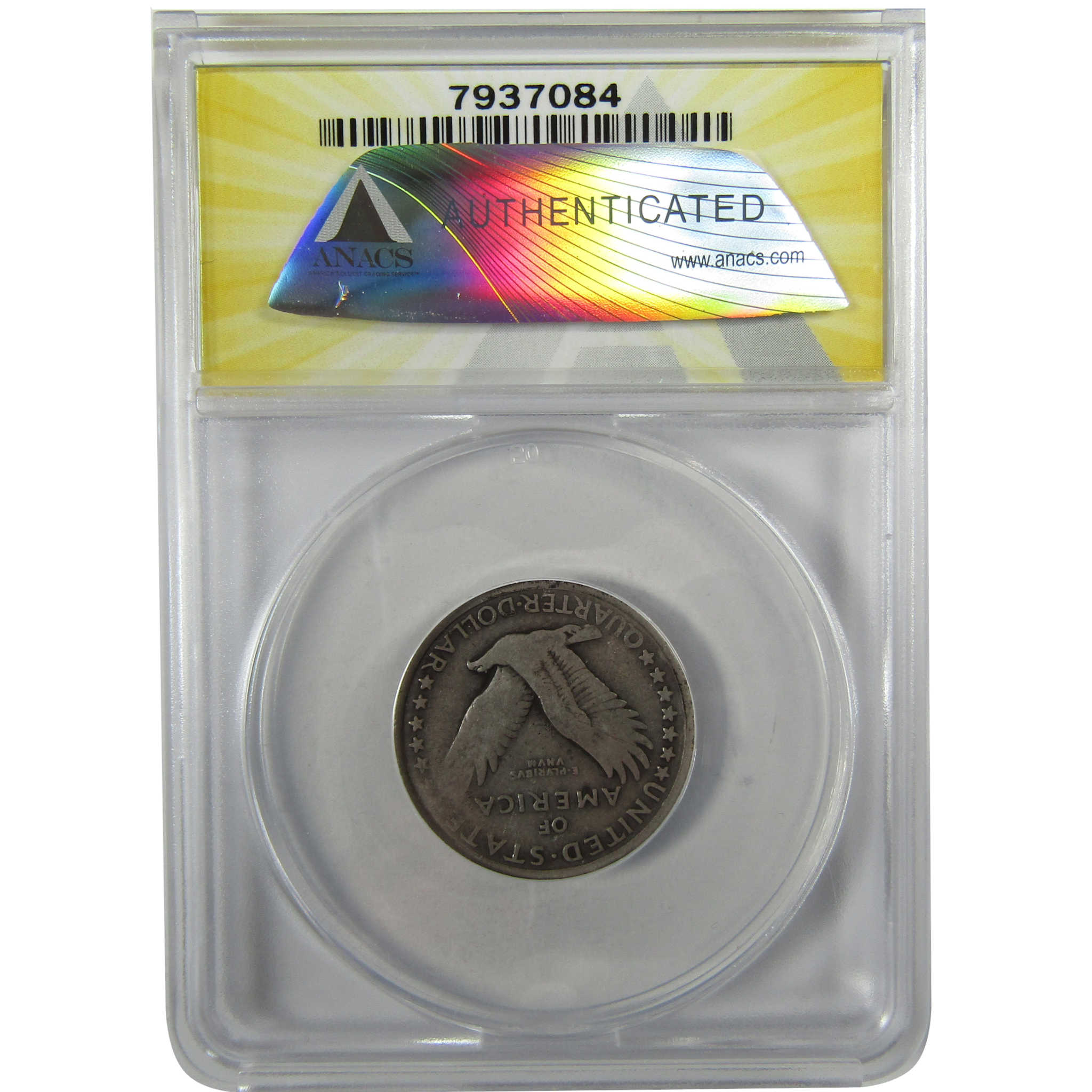 1917 Type 1 Standing Liberty Silver Quarter F 15 ANACS SKU:I28023