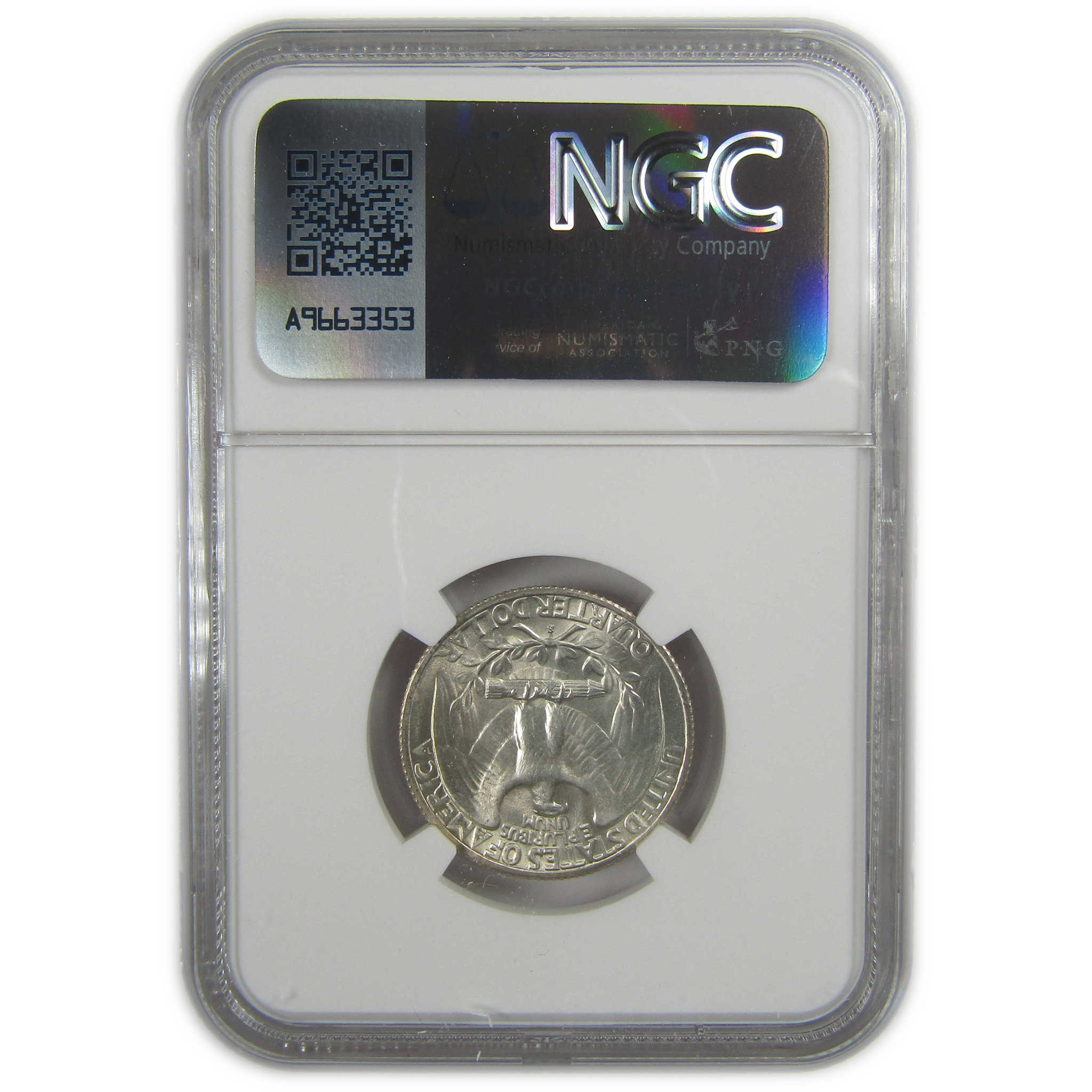 1941 S Washington Quarter MS 64 NGC Silver Bag Fragment SKU:I20609