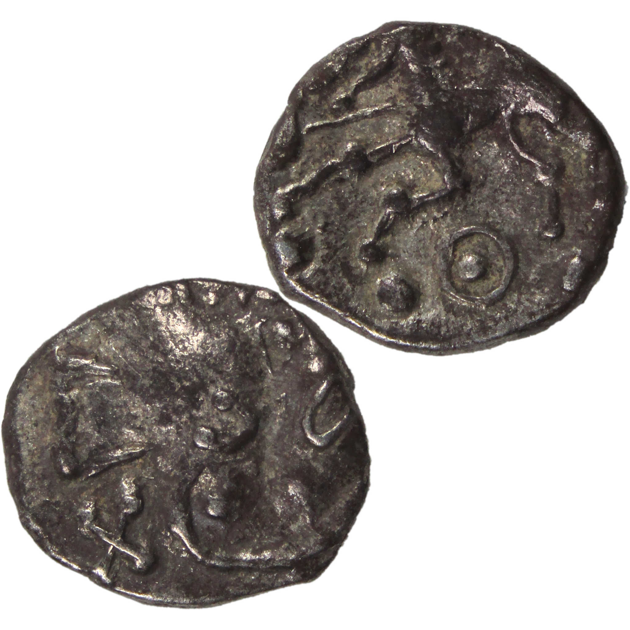 100-50 BC Sequani Quinarius VF Silver Ancient Gaulish Coin SKU:I5964