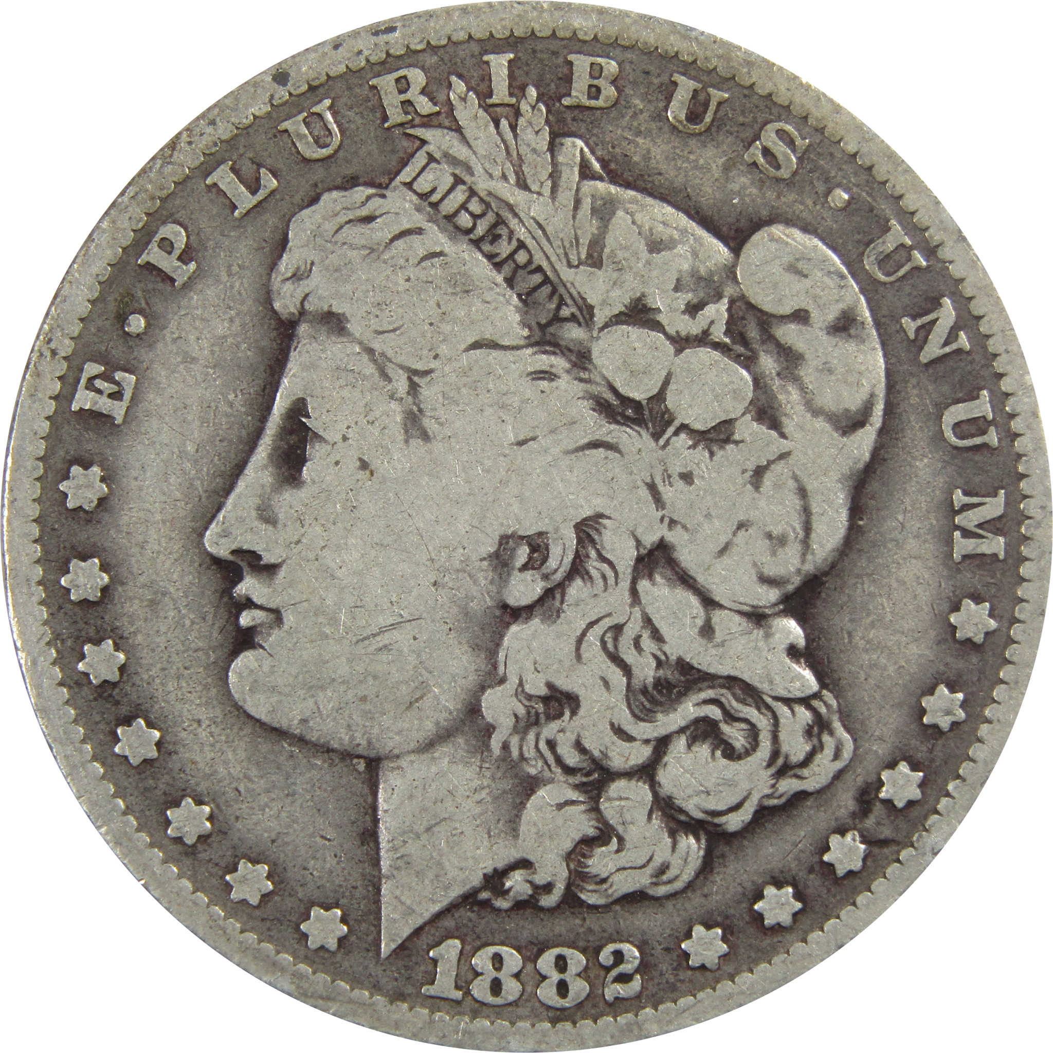 1882 O Morgan Dollar VG Very Good 90% Silver $1 Coin SKU:I5589