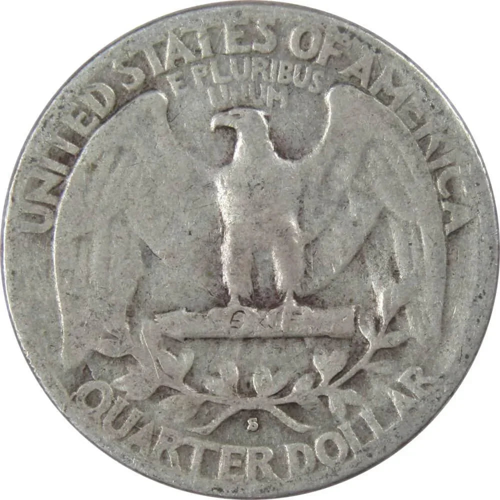 1940 S Washington Quarter AG About Good 90% Silver 25c US Coin Collectible