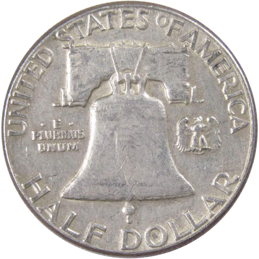 1961 Franklin Half Dollar VF Very Fine 90% Silver 50c US Coin Collectible