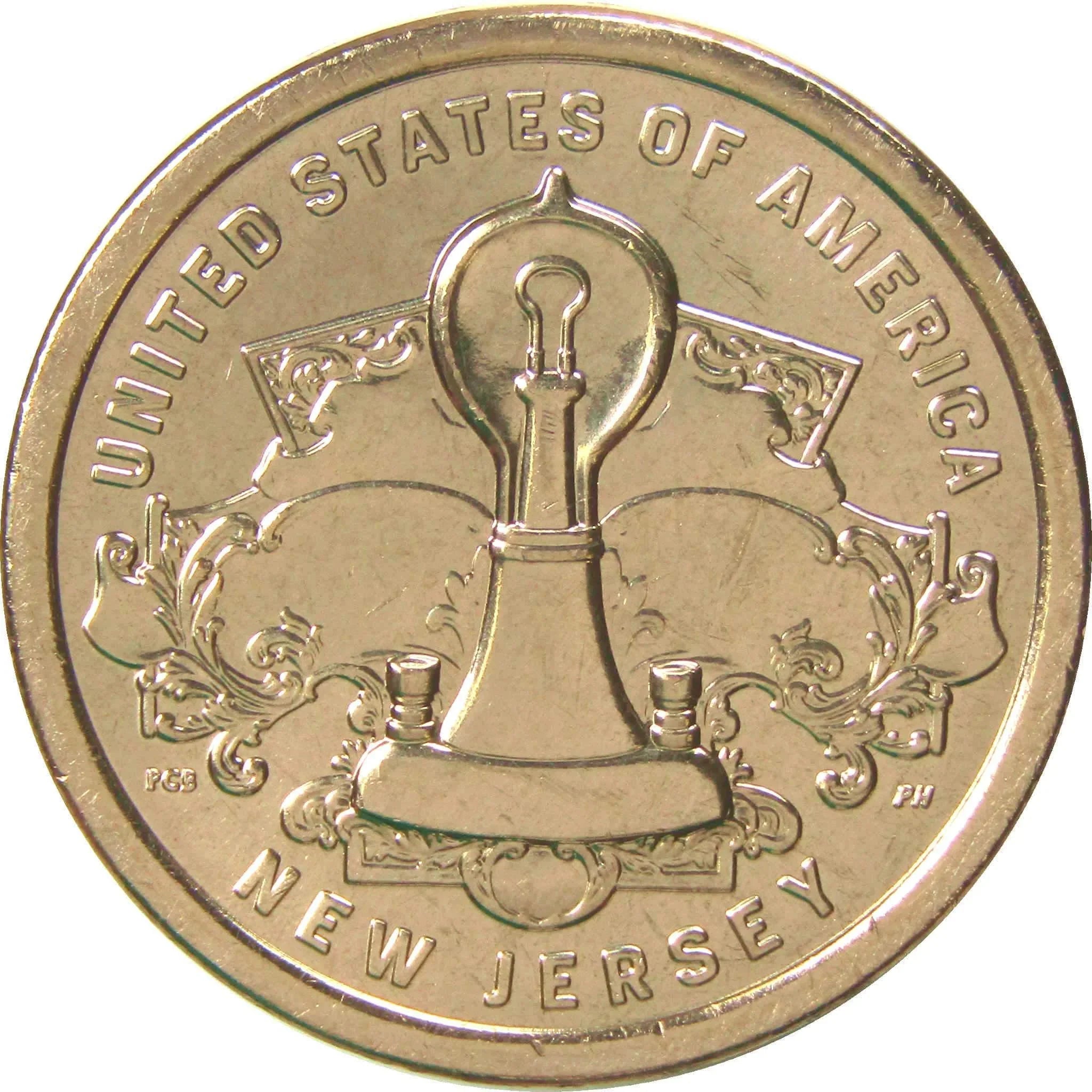 2019 D New Jersey American Innovation Dollar BU Uncirculated Mint State $1 Coin