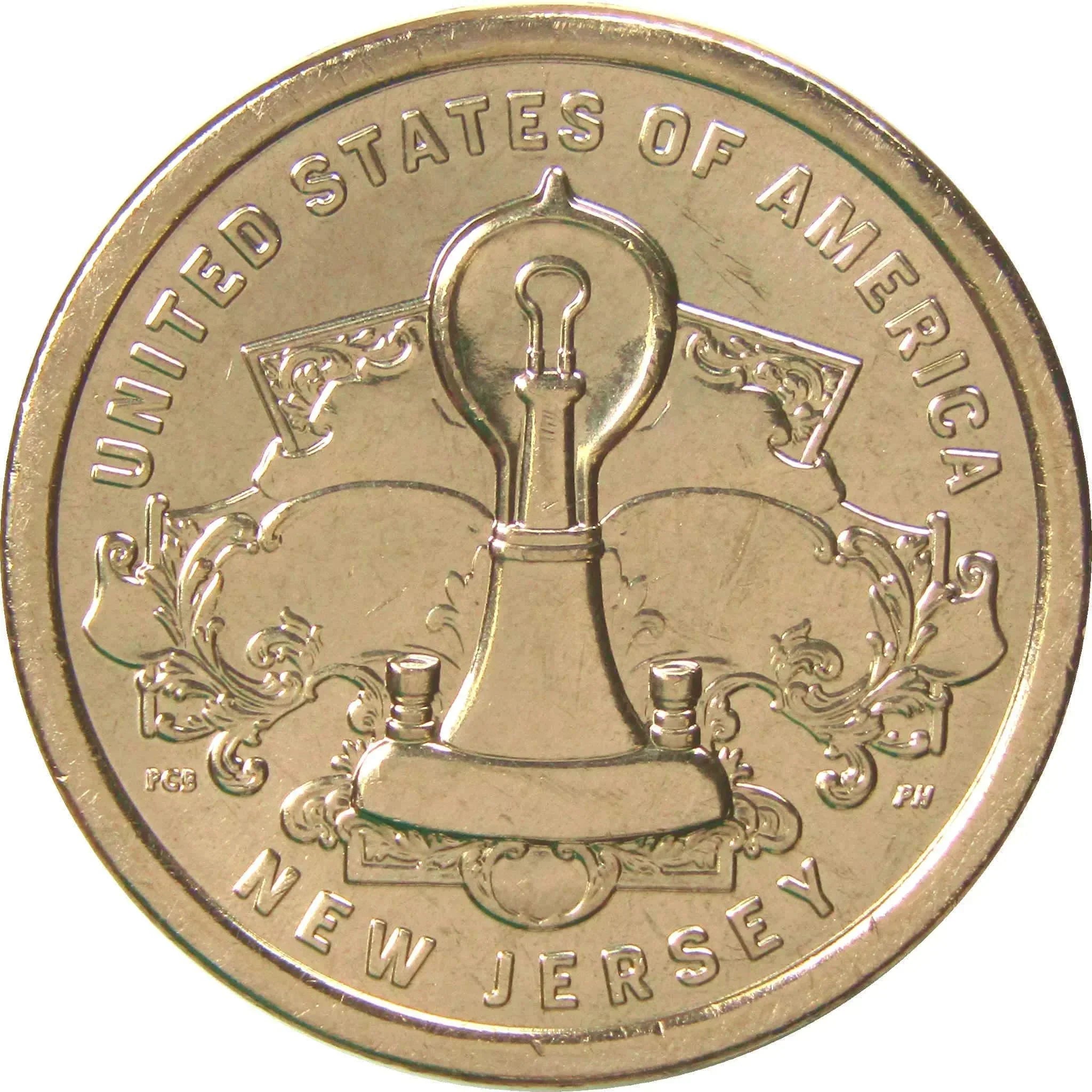 2019 D New Jersey American Innovation Dollar BU Uncirculated Mint State $1 Coin