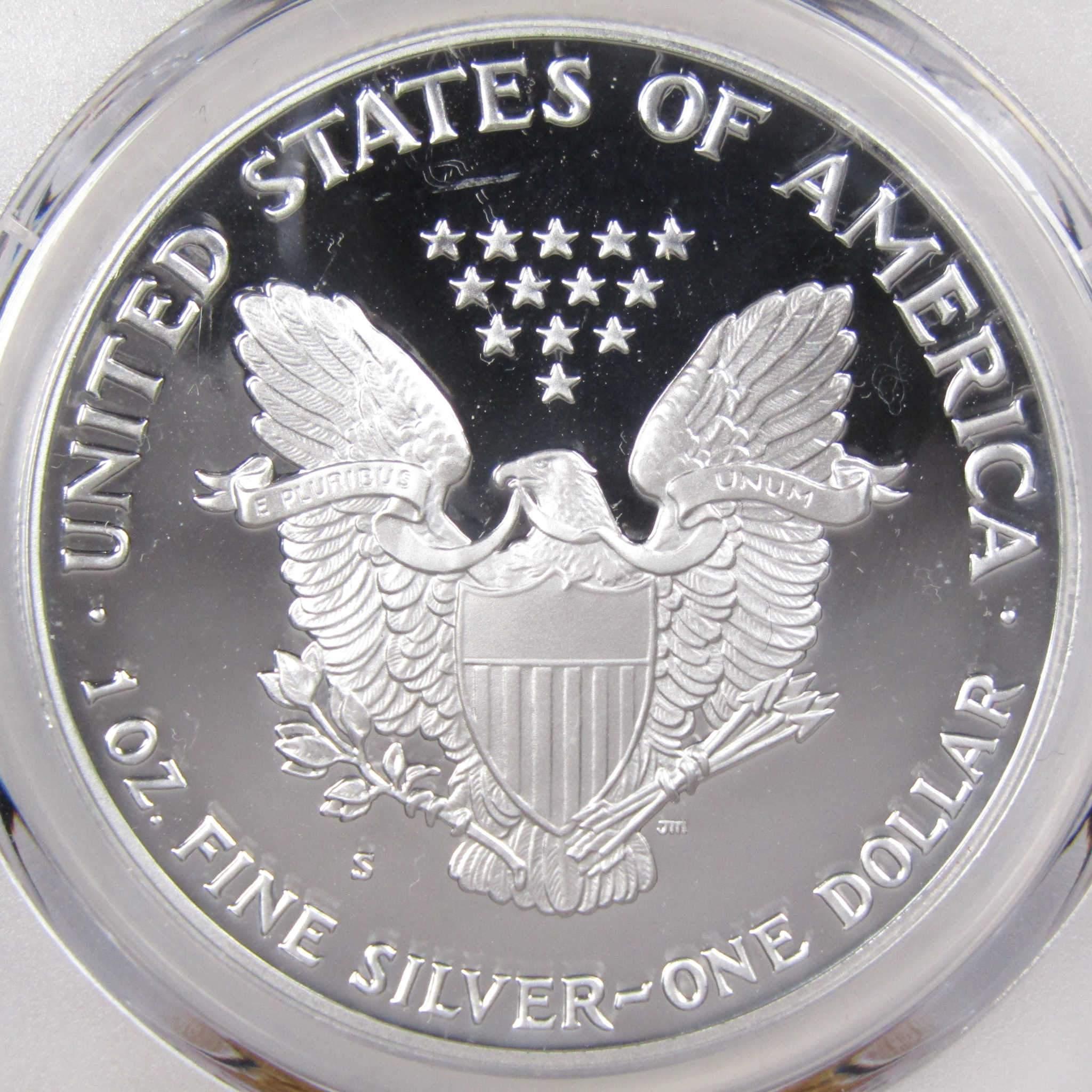 1991 S American Eagle Dollar PR 70 DCAM PCGS Silver Proof SKU:IPC5131