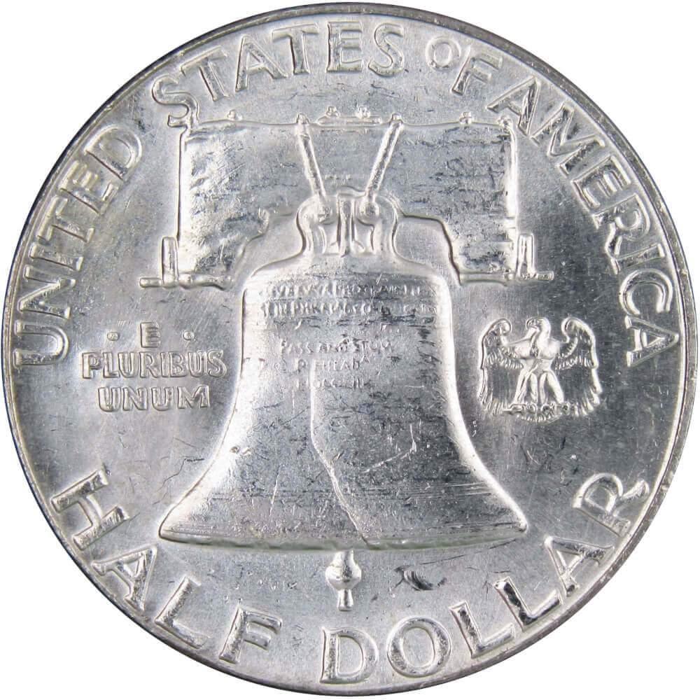 1958 Franklin Half Dollar BU Uncirculated Mint State 90% Silver 50c US Coin