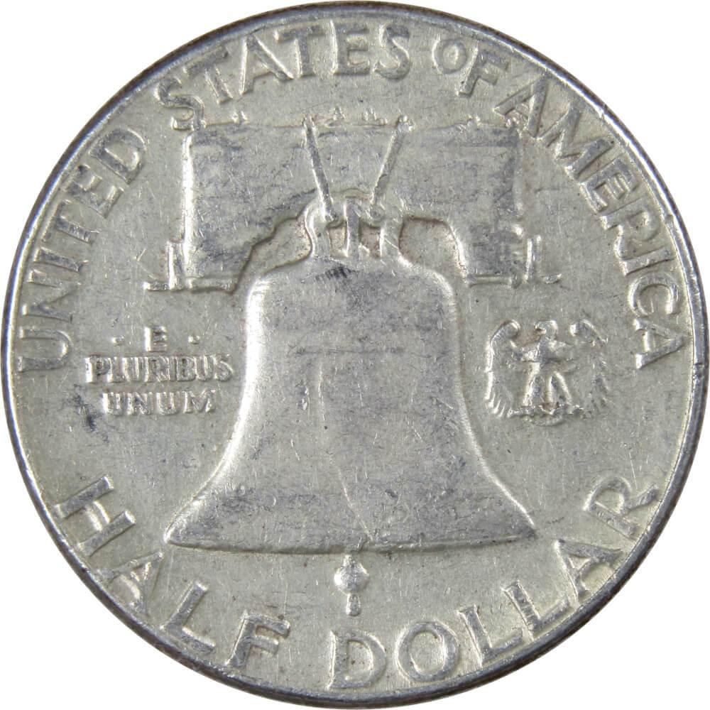 1961 Franklin Half Dollar AG About Good 90% Silver 50c US Coin Collectible