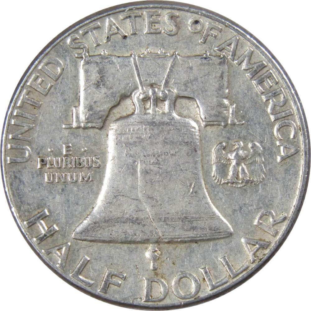 1962 Franklin Half Dollar AG About Good 90% Silver 50c US Coin Collectible