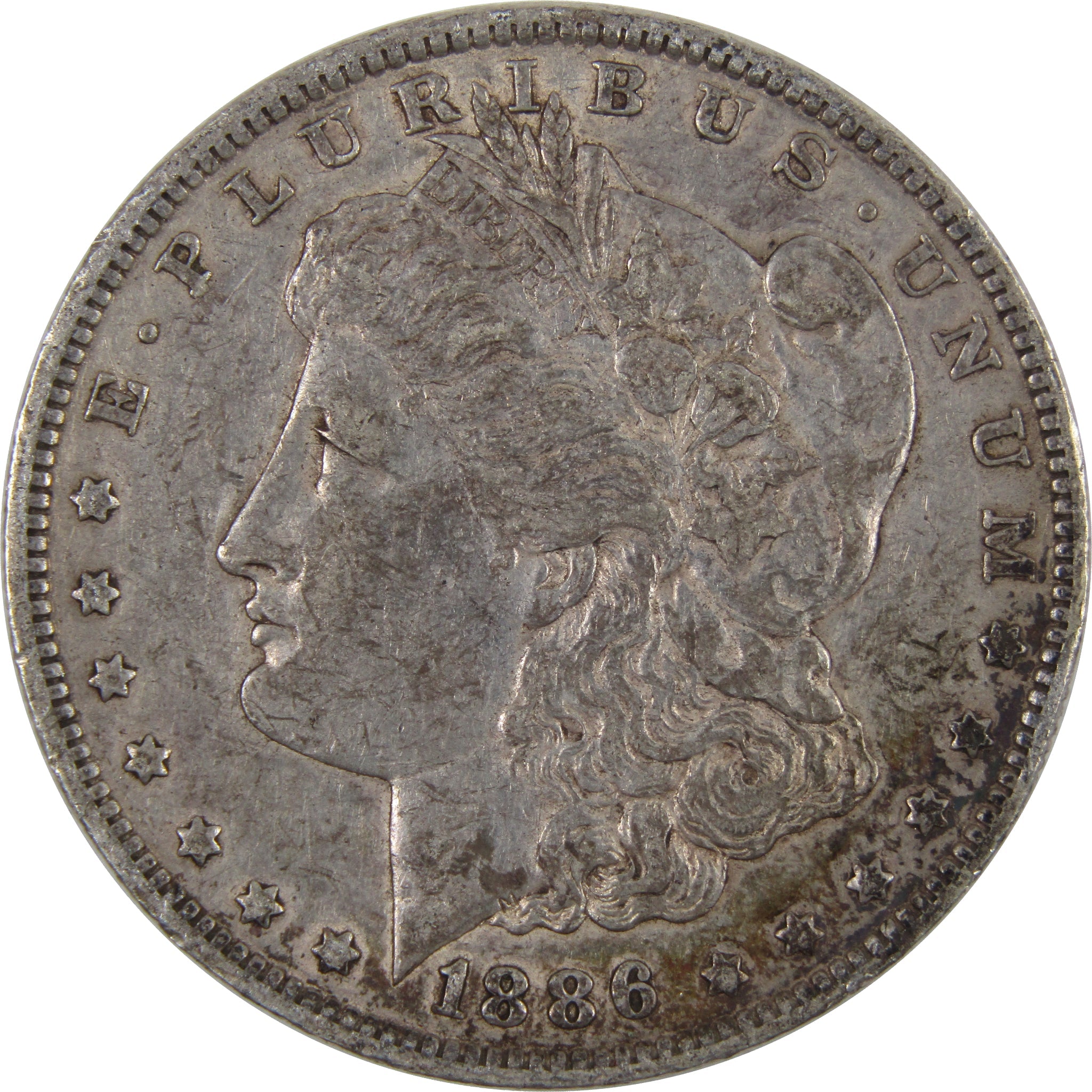 1886 O Morgan Dollar VF Very Fine 90% Silver US Coin SKU:I2417 - Morgan coin - Morgan silver dollar - Morgan silver dollar for sale - Profile Coins & Collectibles