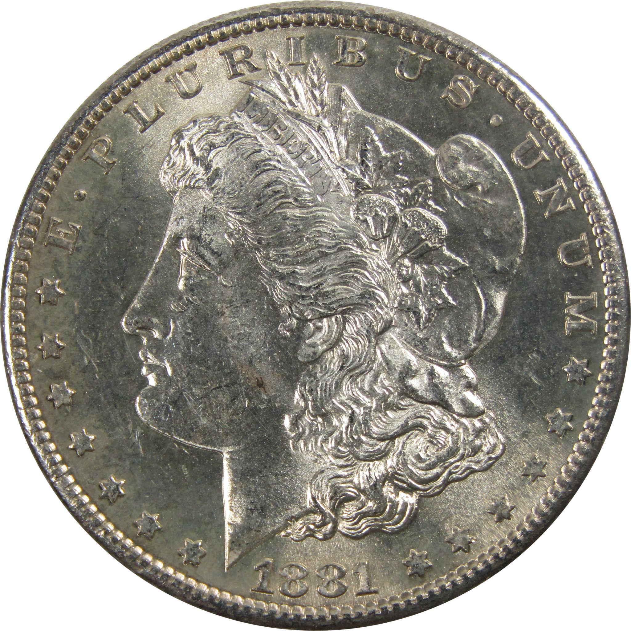 1881 S Morgan Dollar BU Uncirculated 90% Silver $1 Coin SKU:I5327 - Morgan coin - Morgan silver dollar - Morgan silver dollar for sale - Profile Coins & Collectibles