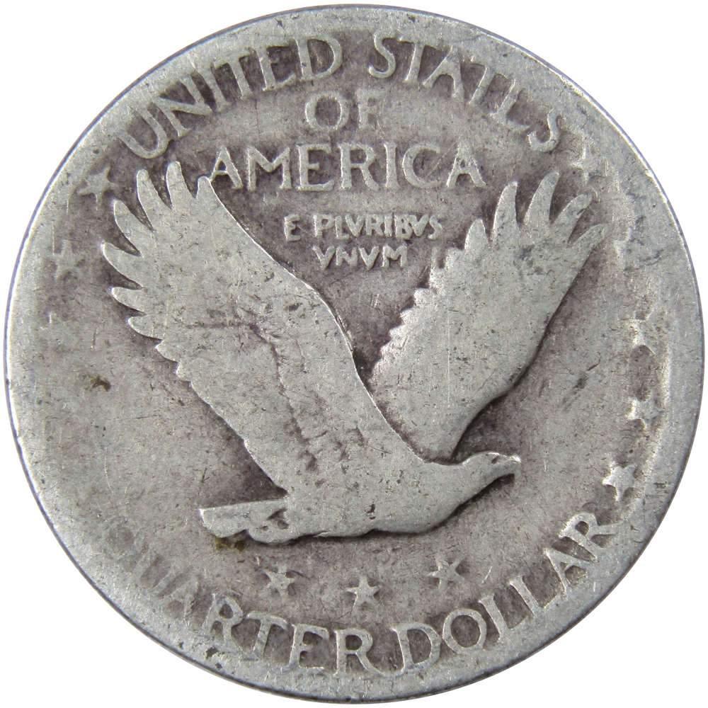 1928 Standing Liberty Quarter G Good 90% Silver 25c US Type Coin Collectible