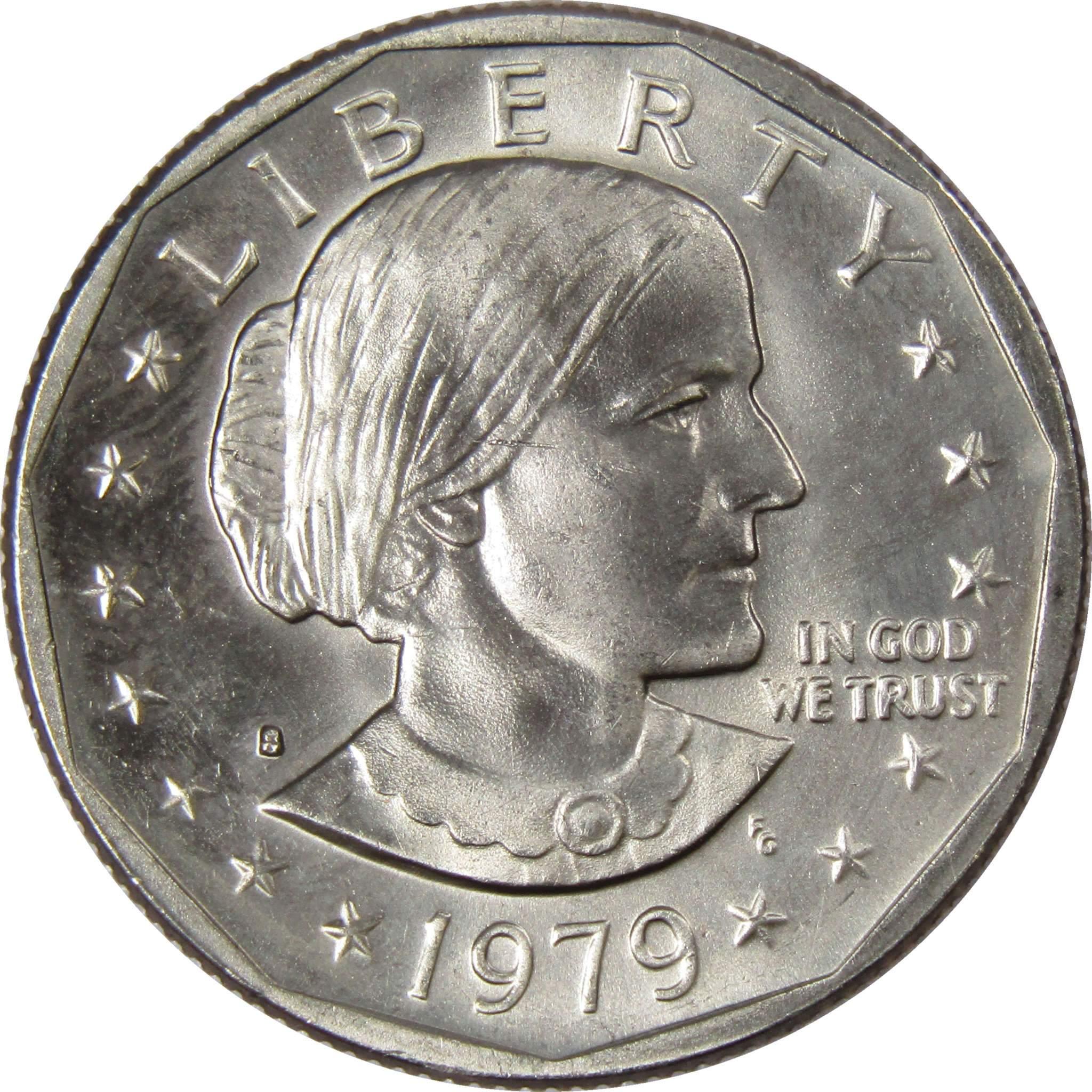 1979 S Susan B Anthony Dollar BU Uncirculated Mint State SBA 1 US Coi