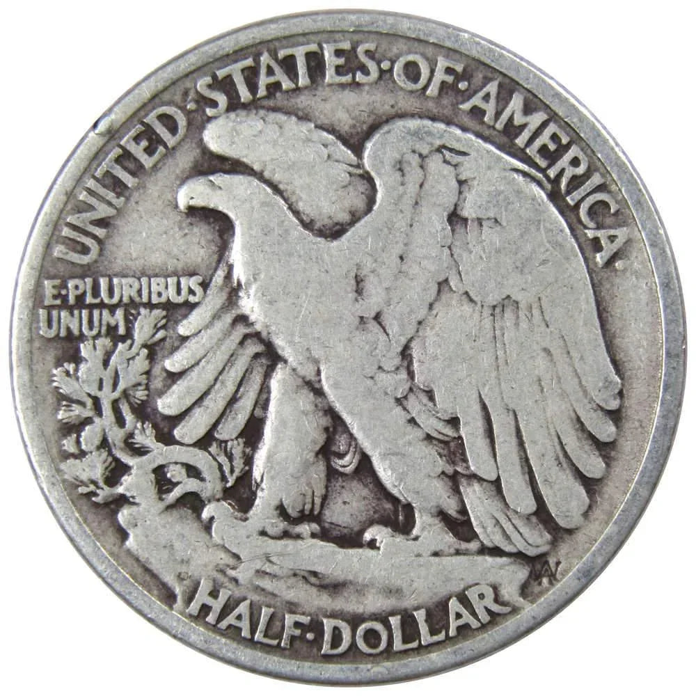 1937 Liberty Walking Half Dollar AG About Good 90% Silver 50c US Coin