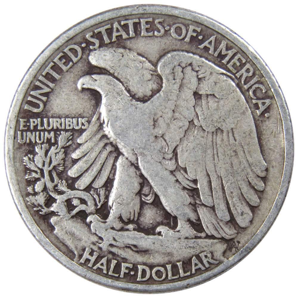 1939 Liberty Walking Half Dollar AG About Good 90% Silver 50c US Coin