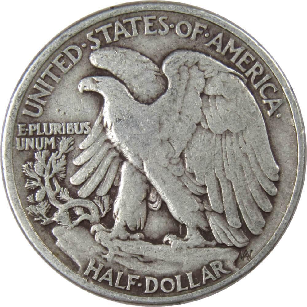 1943 Liberty Walking Half Dollar VG Very Good 90% Silver 50c US Coin Collectible